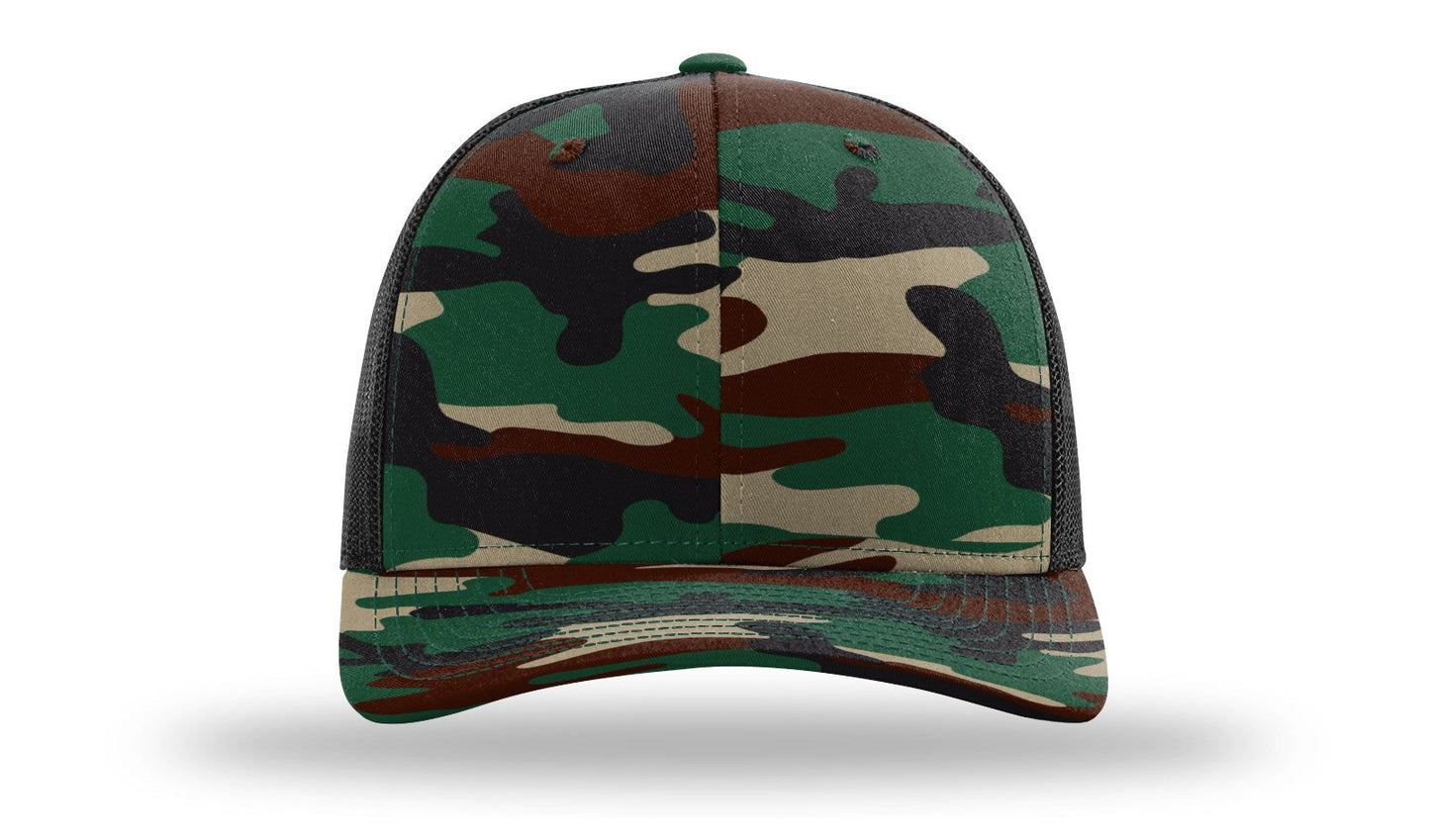 Truckers Leather Patch Richardson 112 Trucker Hat