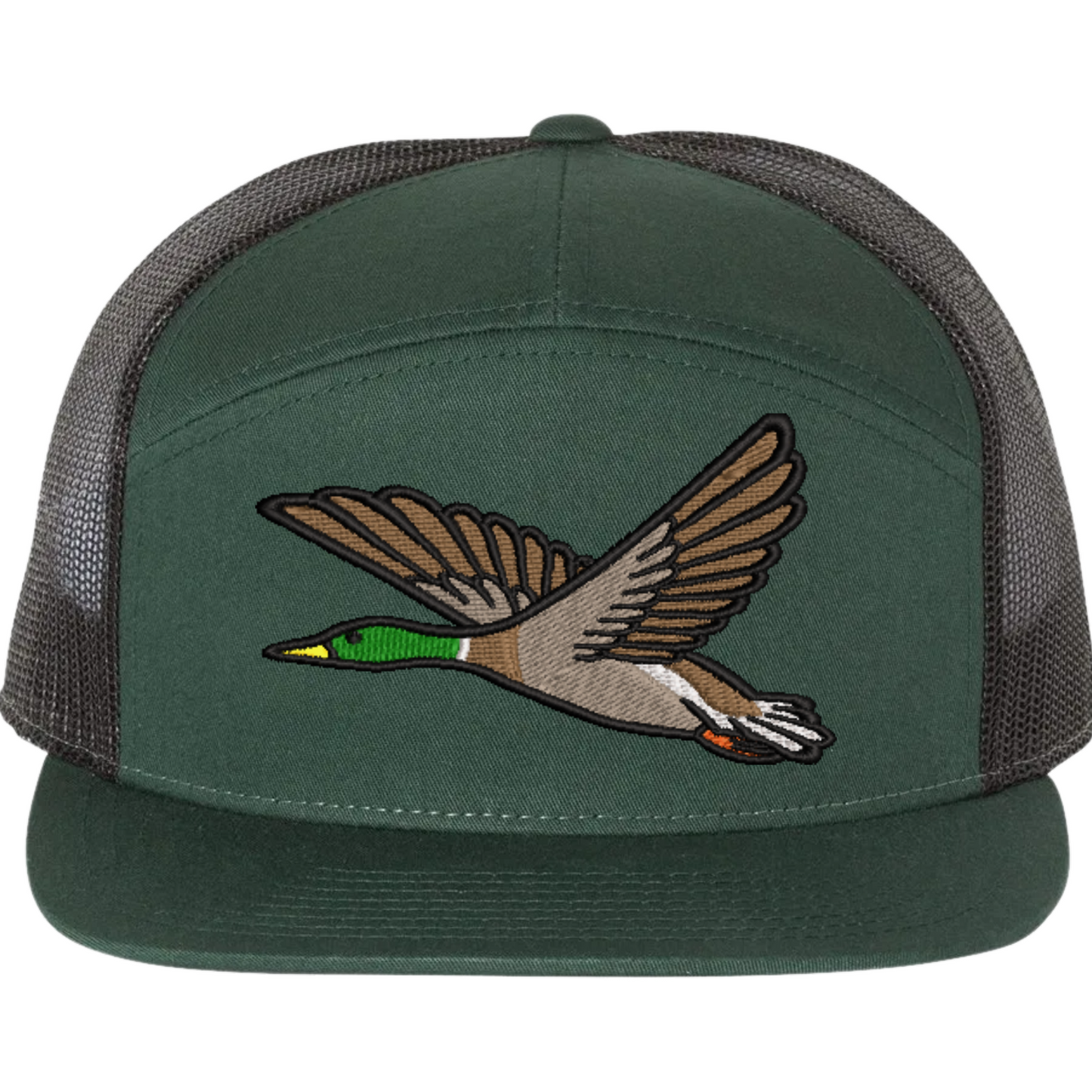 Mallard Duck Embroidered Richardson 168 Trucker Cap Outdoor Wildlife Hat