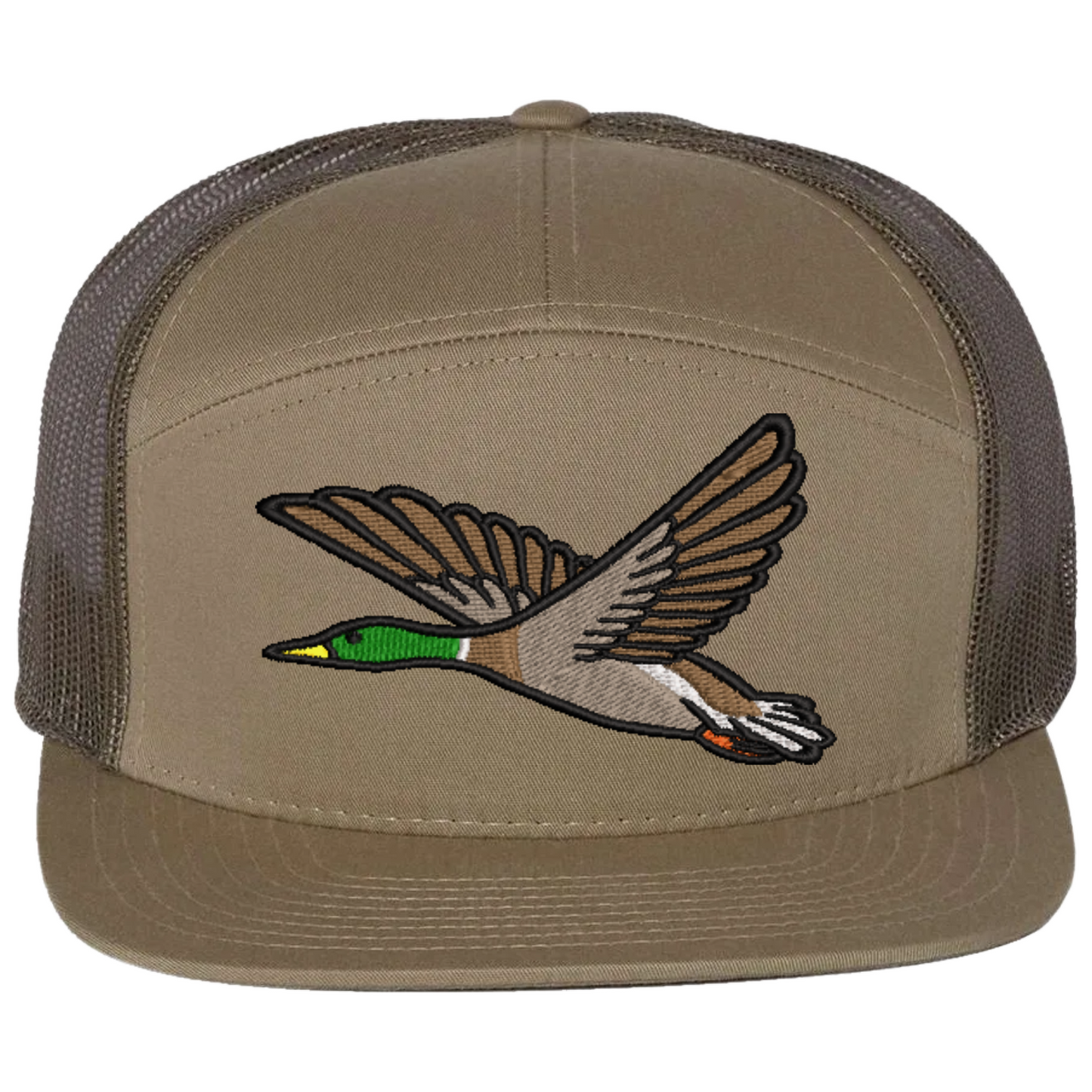 Mallard Duck Embroidered Richardson 168 Trucker Cap Outdoor Wildlife Hat