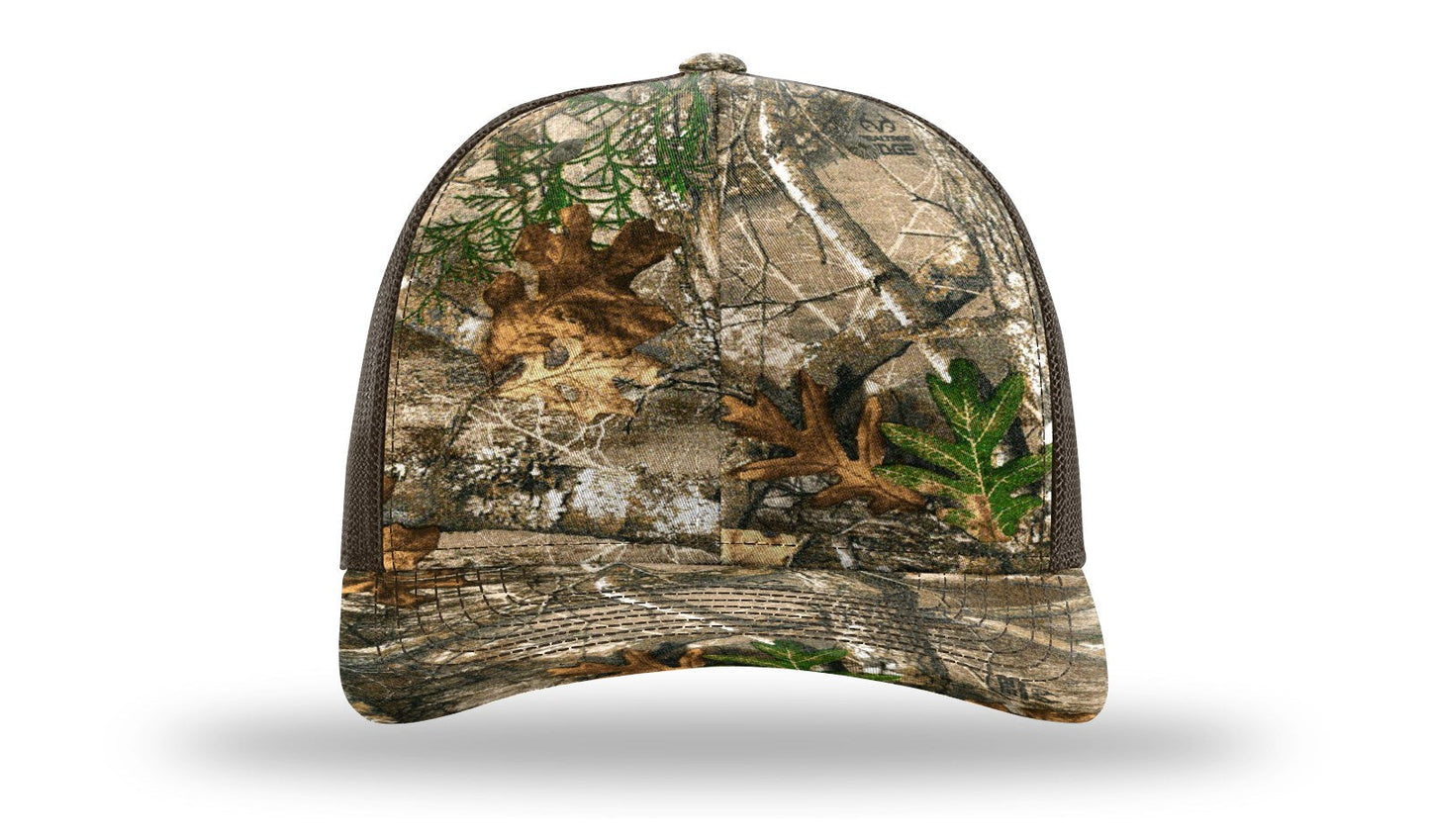 Truckers Leather Patch Richardson 112 Trucker Hat