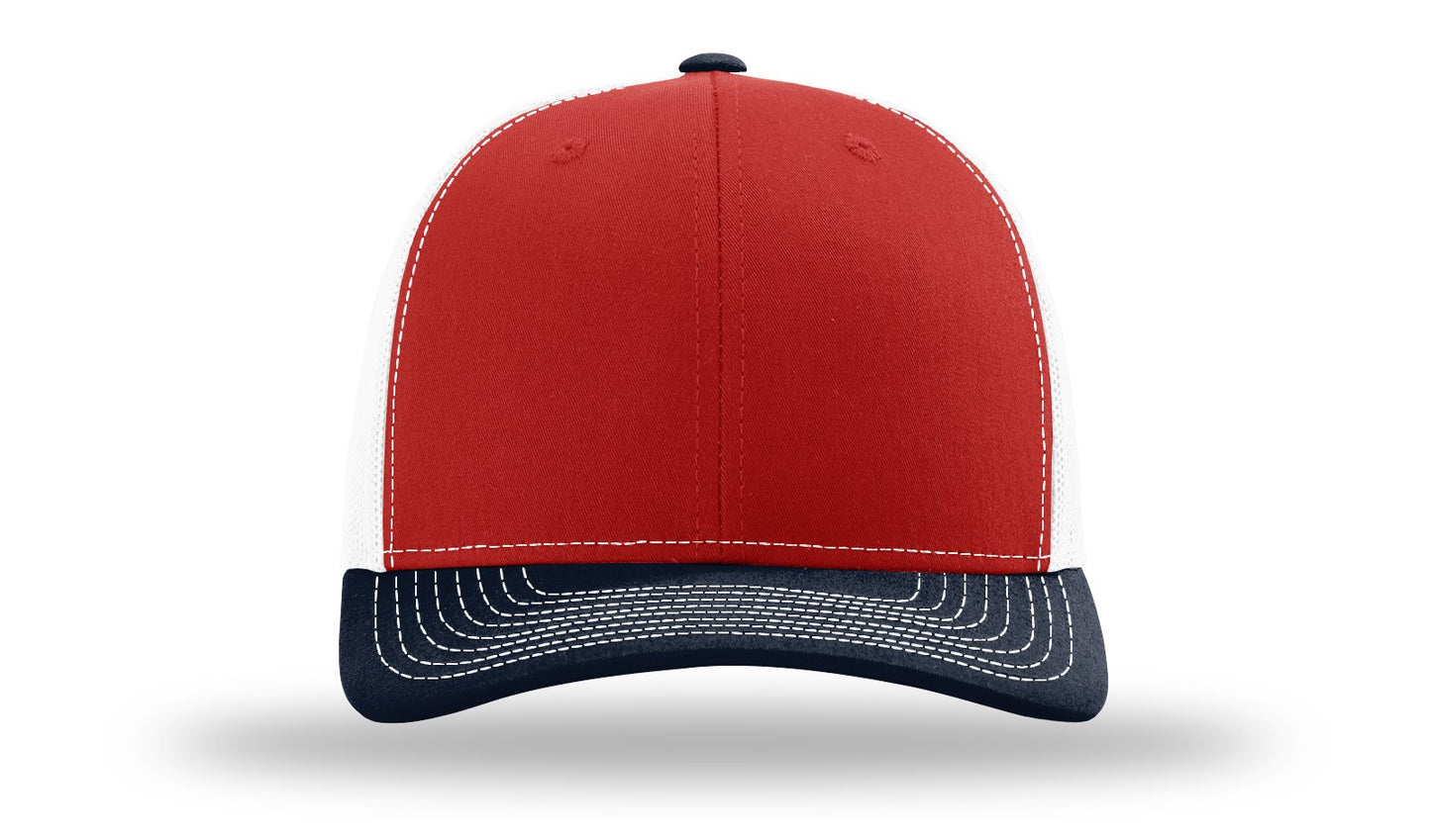 Gulf of America Richardson 112 Trucker Leather Patch Hat
