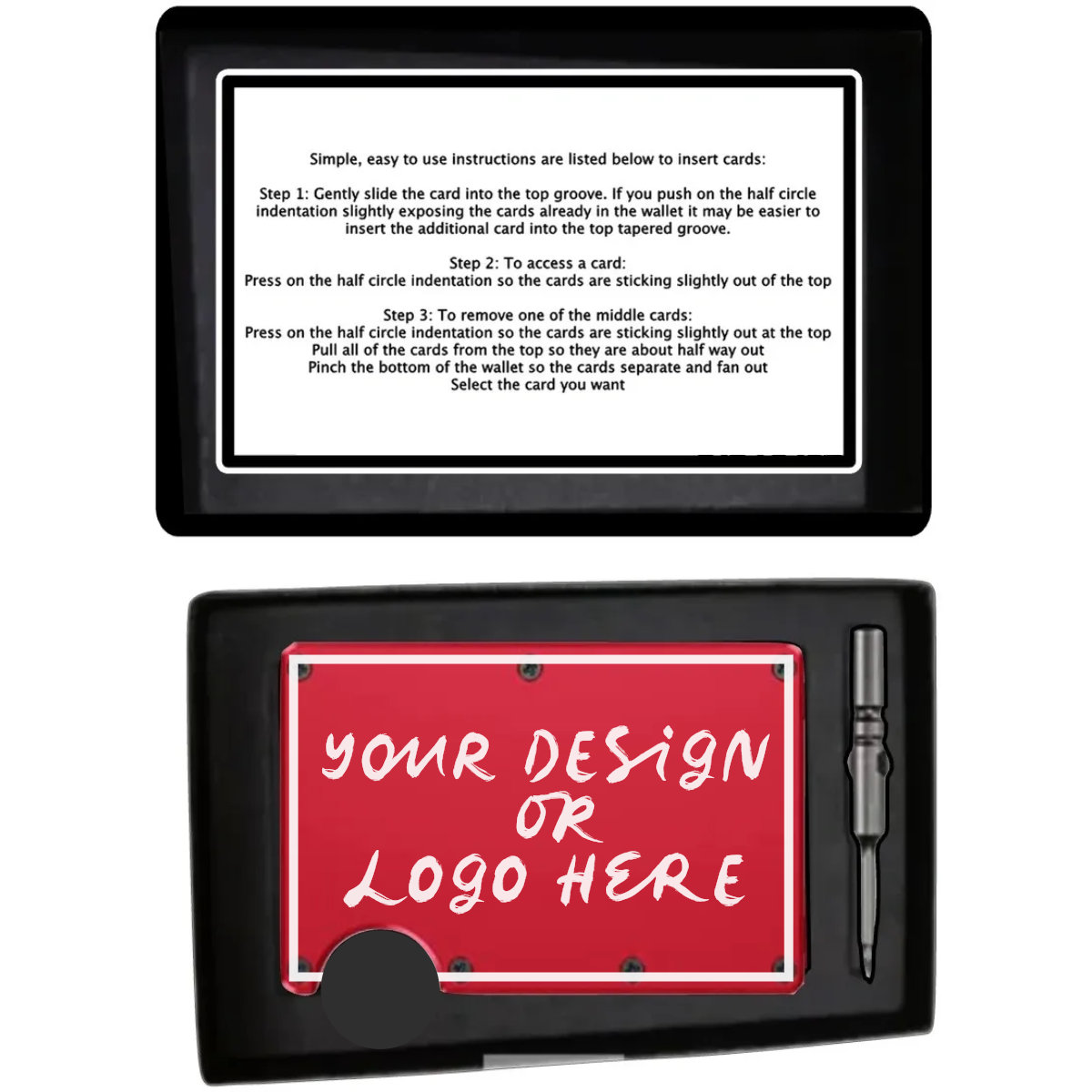 Truckers Laser Engraved Minimalist Aluminum Wallet