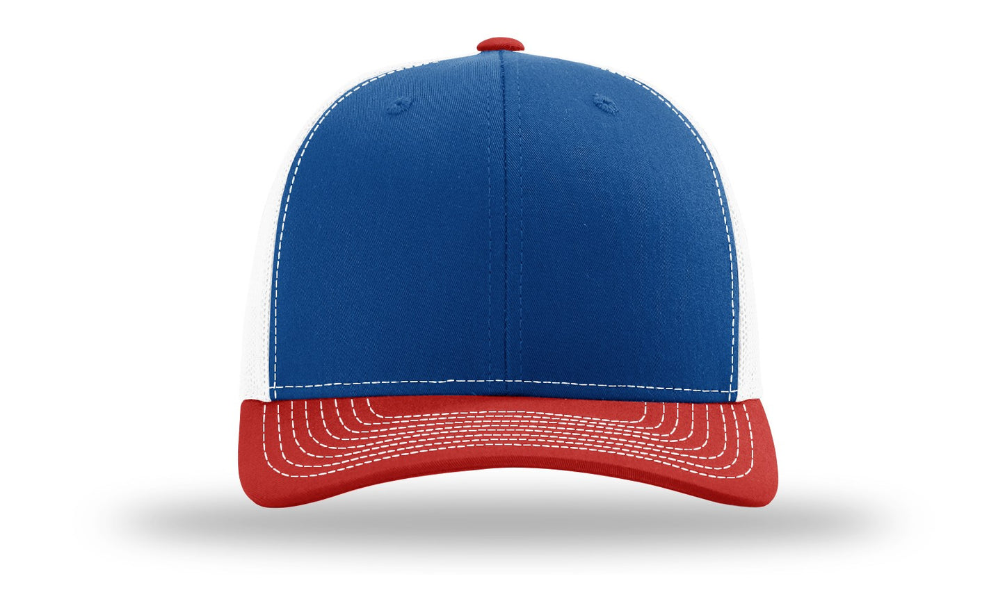 Gulf of America Richardson 112 Trucker Leather Patch Hat