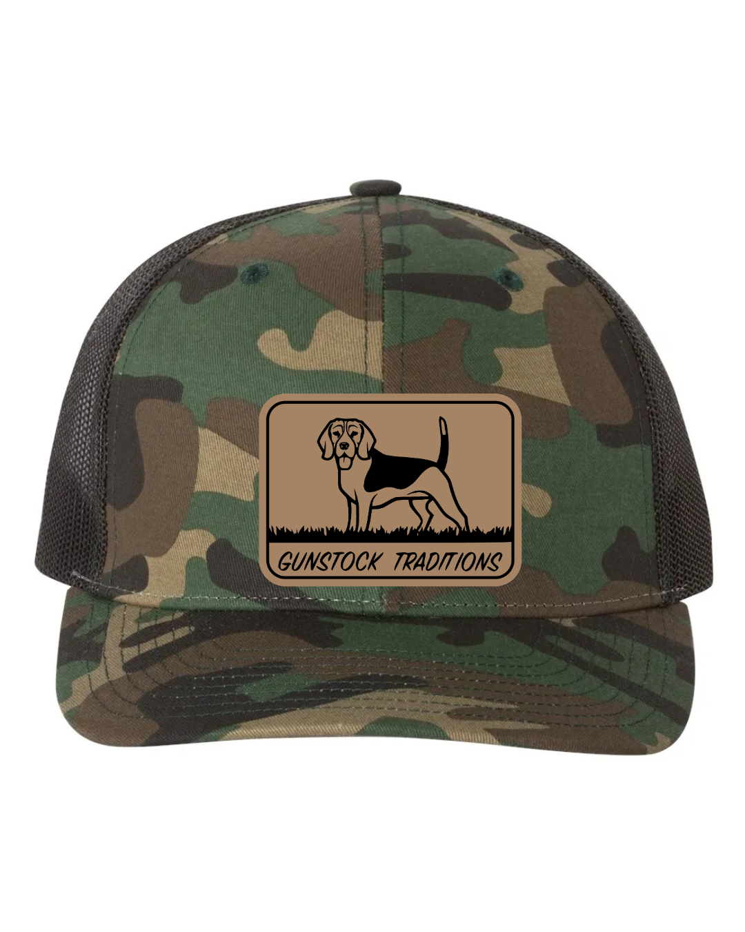 GST Beagle Leather Patch Richardson 112 Trucker Hat
