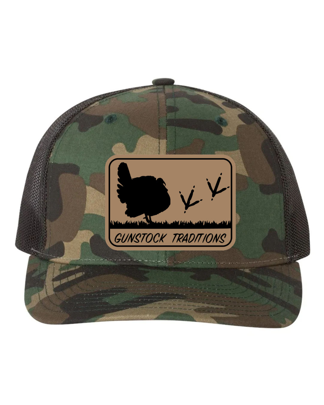 Struttin Leather Patch Richardson 112 Trucker Hat
