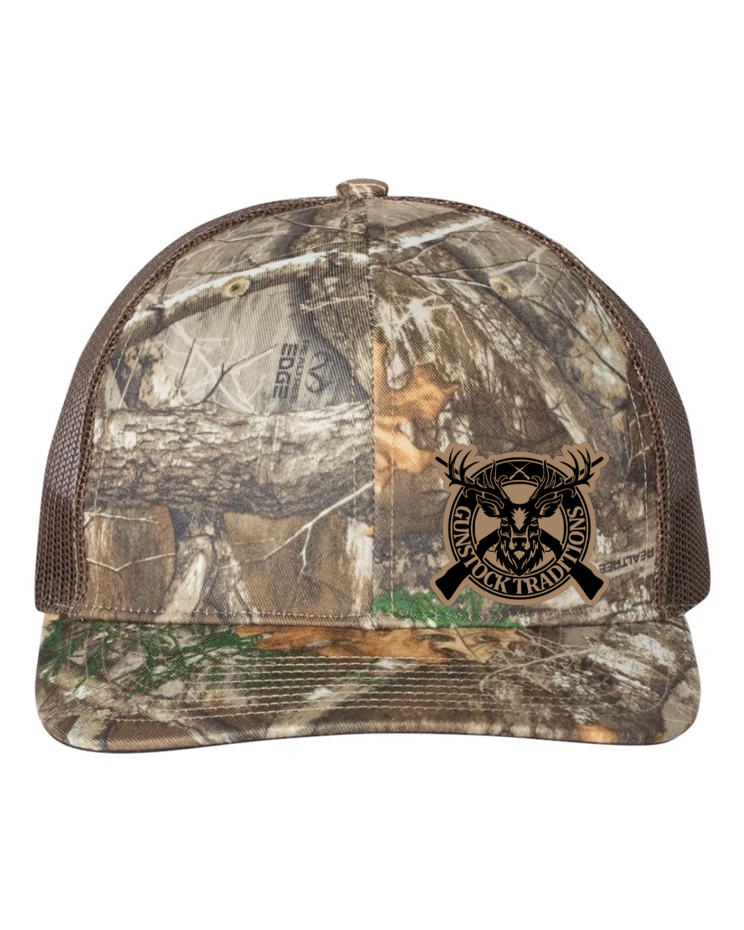 GST Mounted Leather Patch Richardson 112 Trucker Hat
