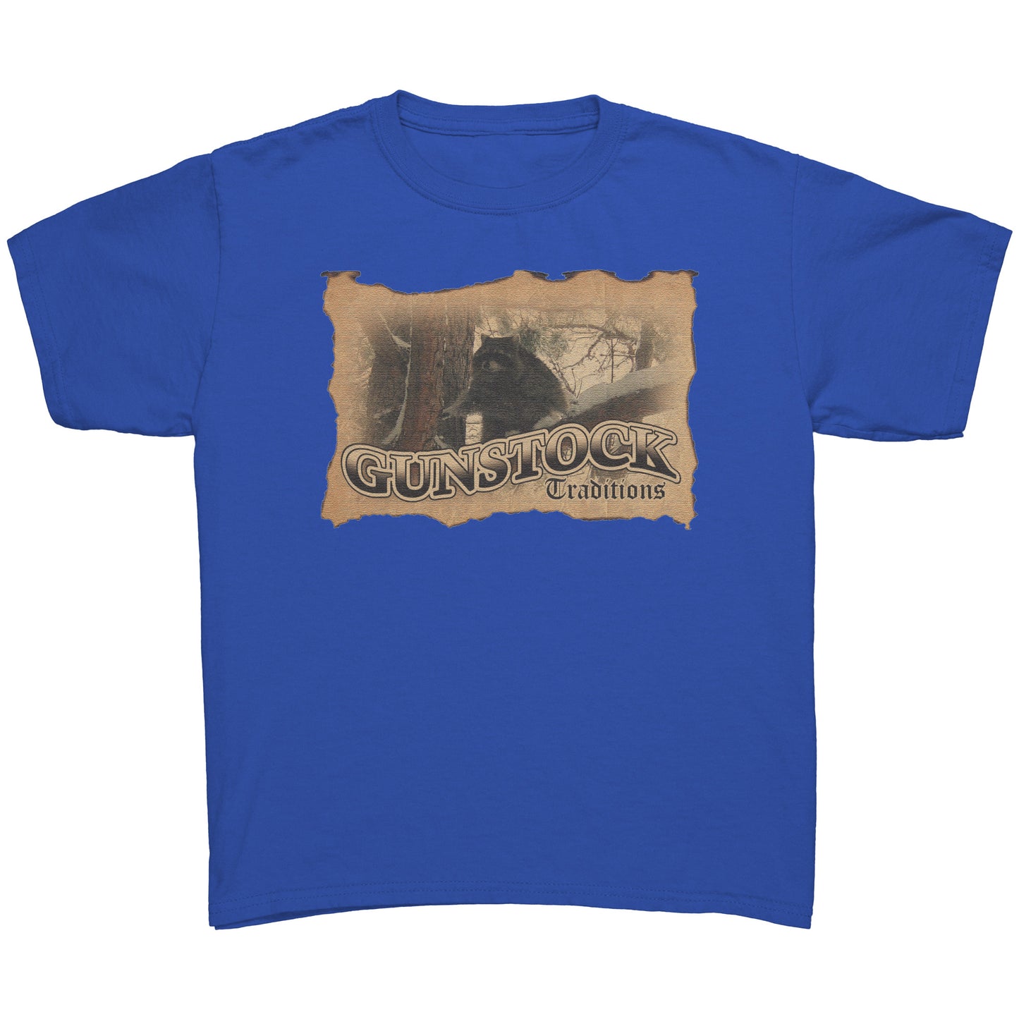 GST Racoon Stamp Youth Logo Tee