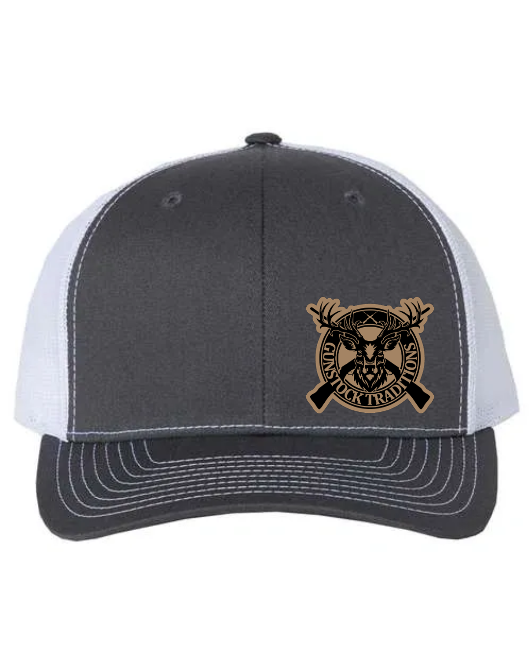 GST Mounted Leather Patch Richardson 112 Trucker Hat