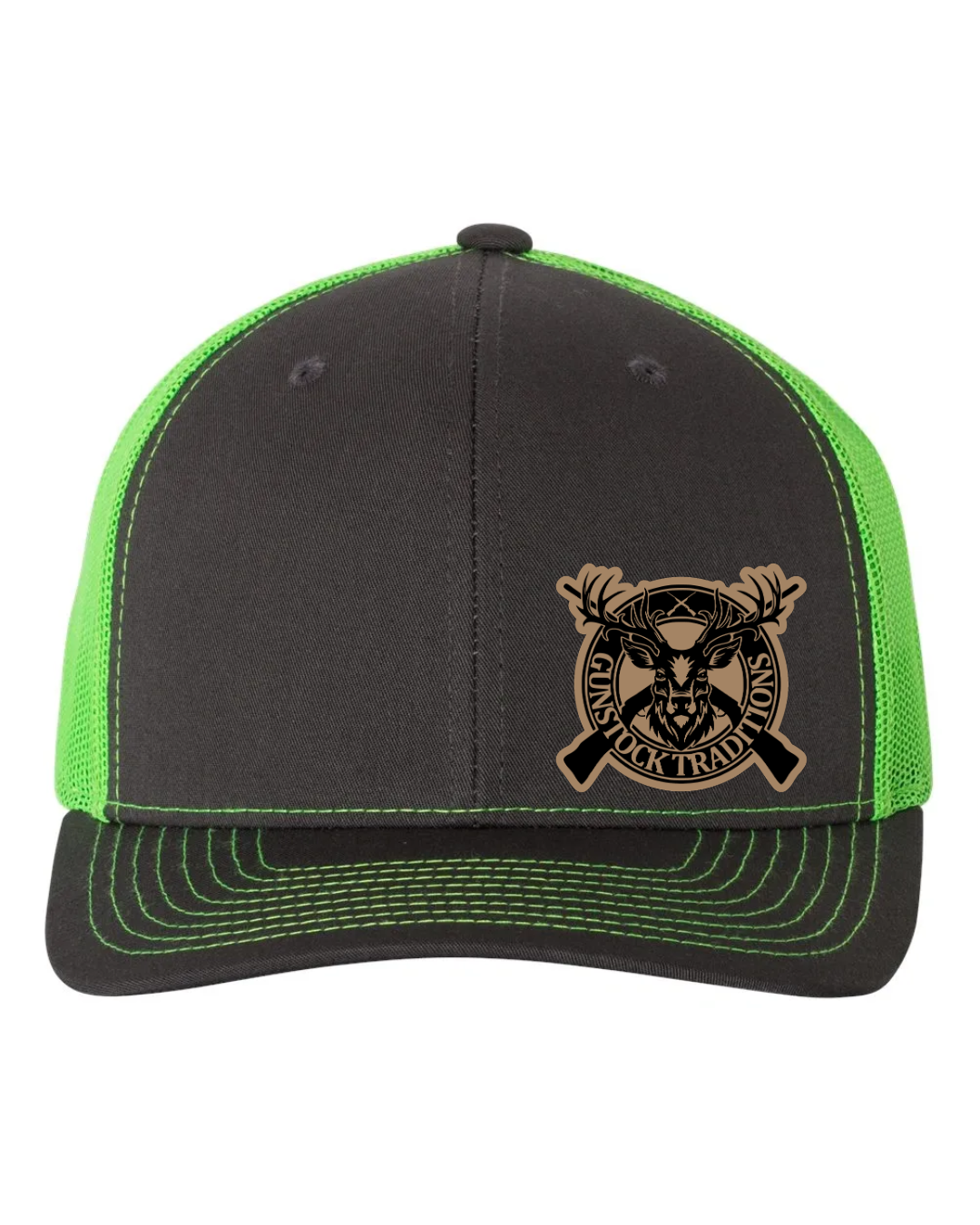 GST Mounted Leather Patch Richardson 112 Trucker Hat