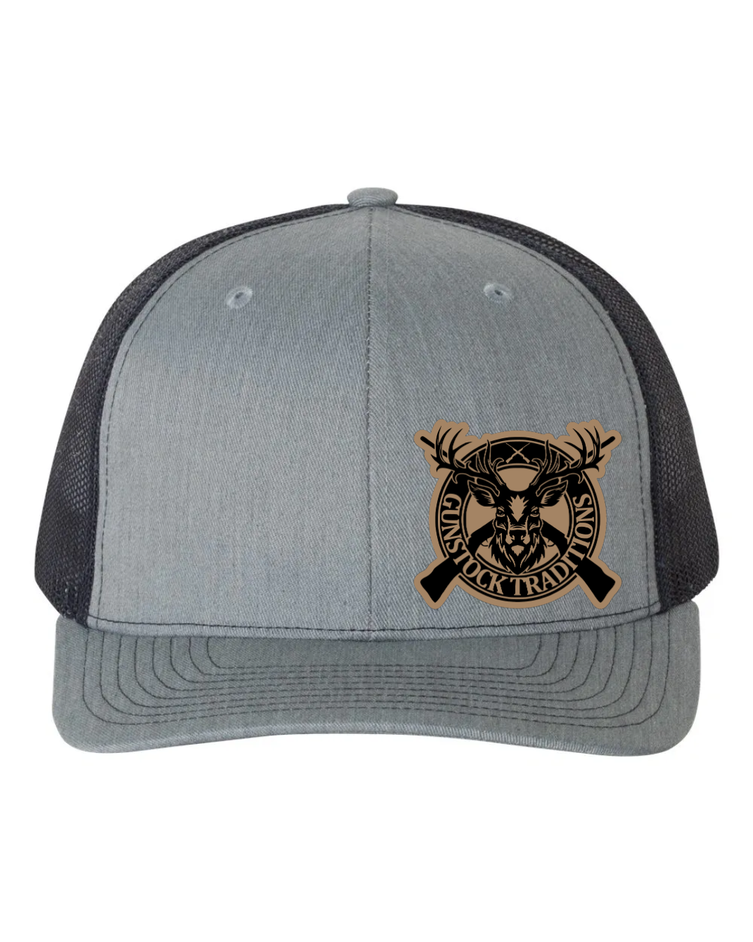 GST Mounted Leather Patch Richardson 112 Trucker Hat