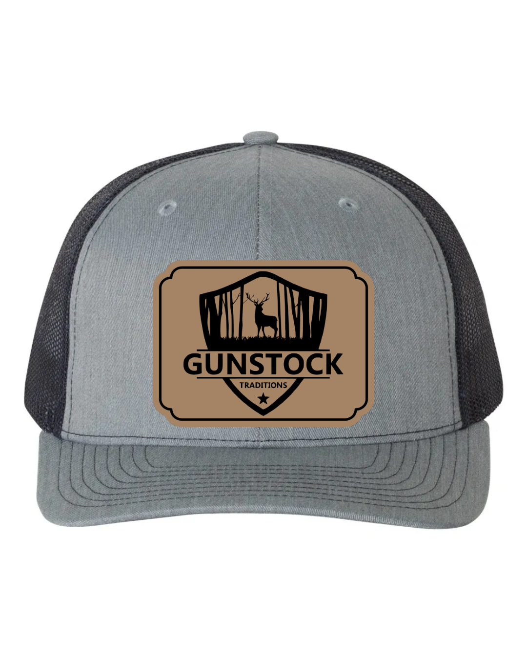 GST Badge Leather Patch Richardson 112 Trucker Hat