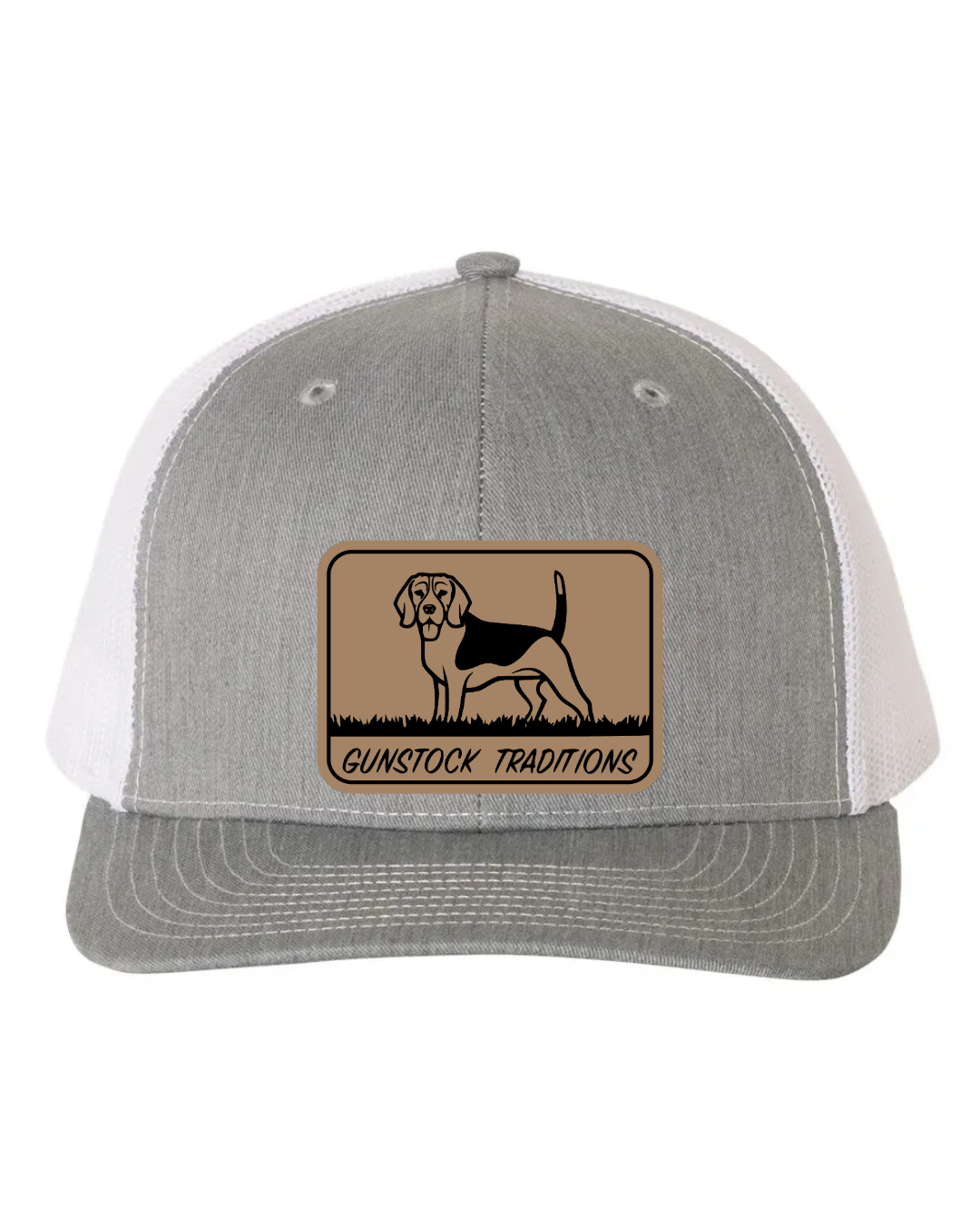 GST Beagle Leather Patch Richardson 112 Trucker Hat