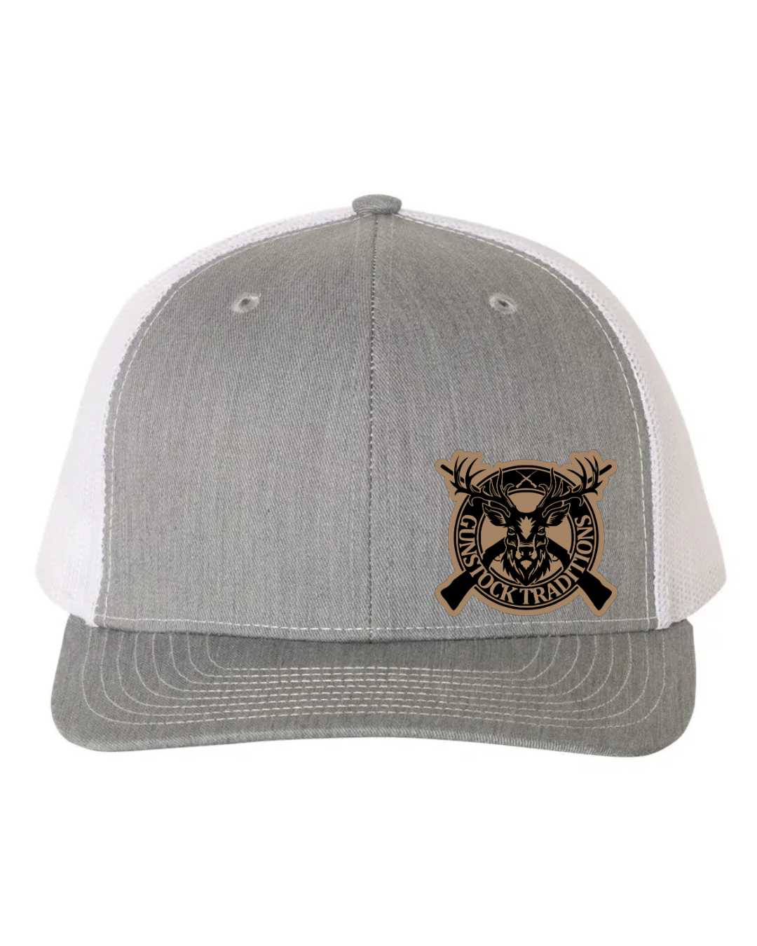 GST Mounted Leather Patch Richardson 112 Trucker Hat