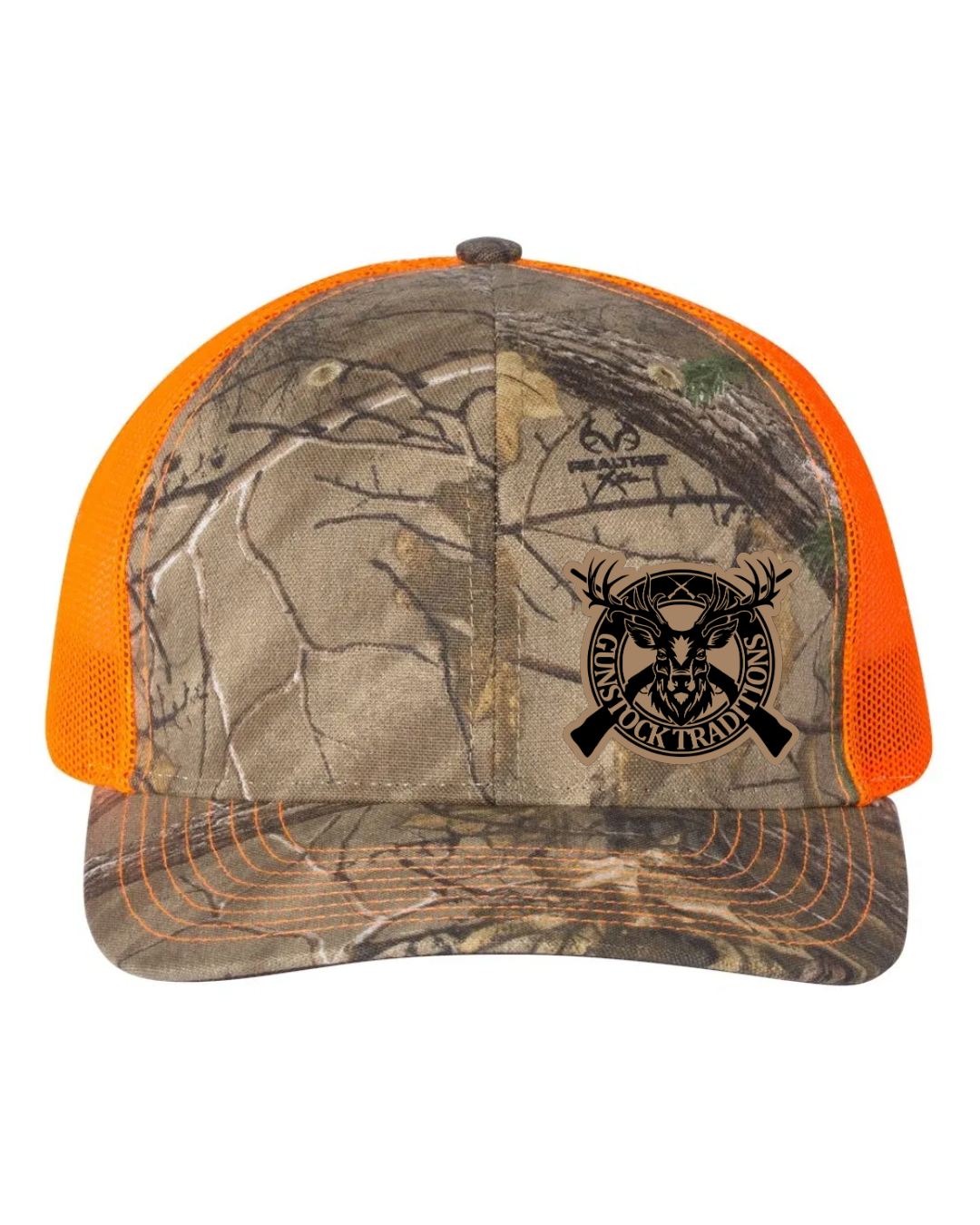 GST Mounted Leather Patch Richardson 112 Trucker Hat