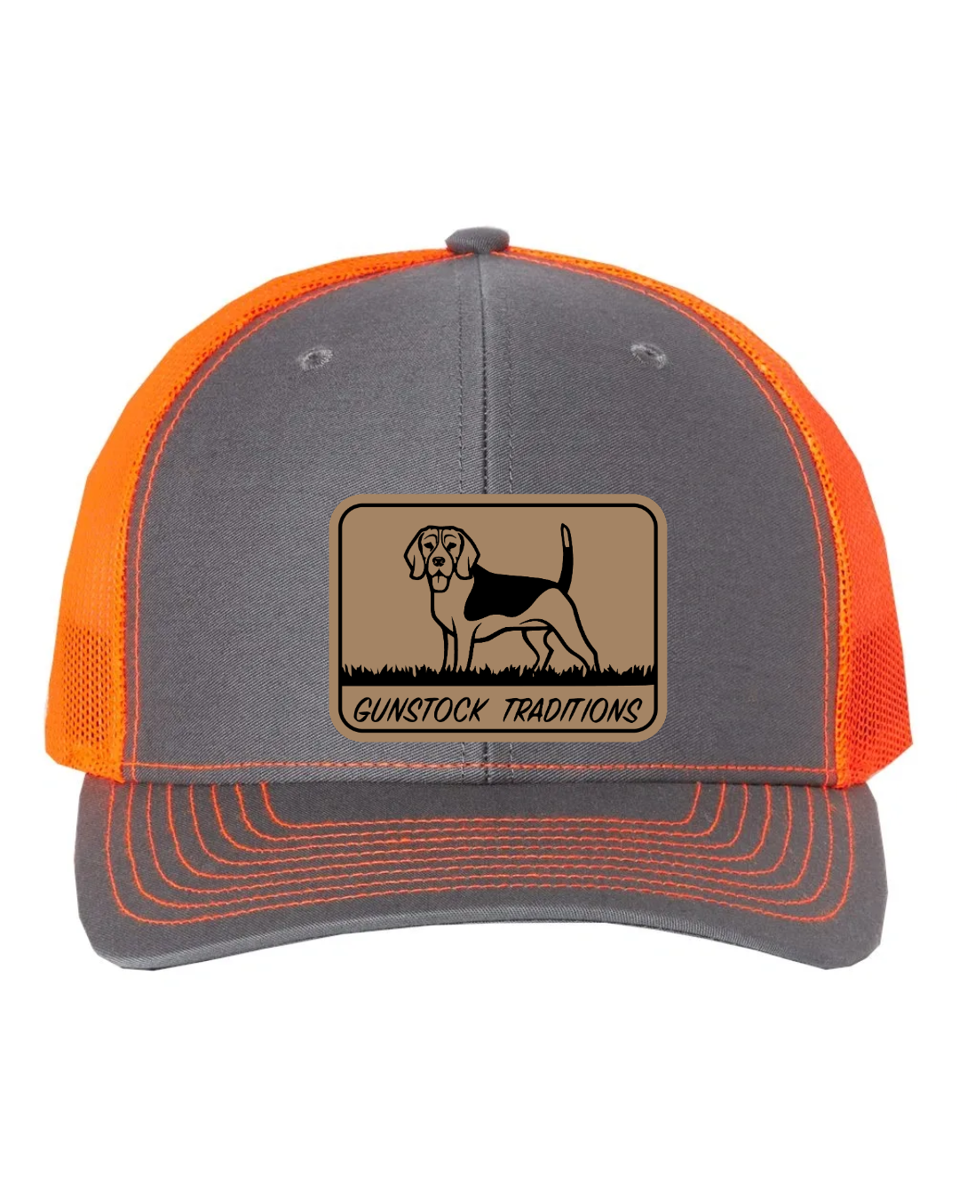 GST Beagle Leather Patch Richardson 112 Trucker Hat