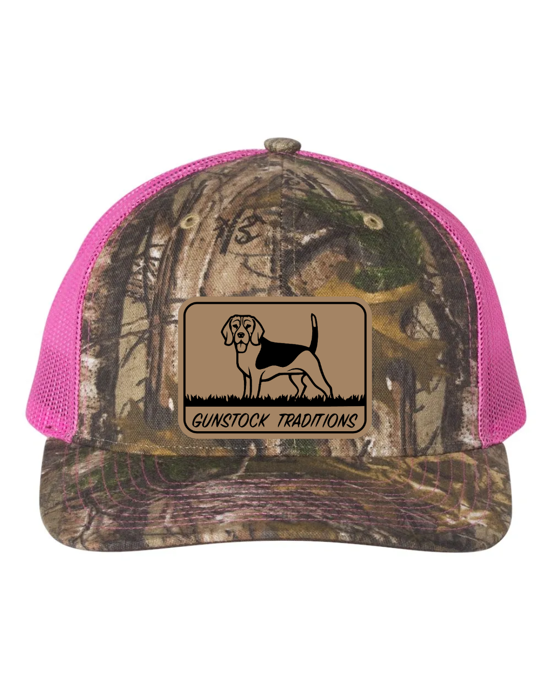 GST Beagle Leather Patch Richardson 112 Trucker Hat