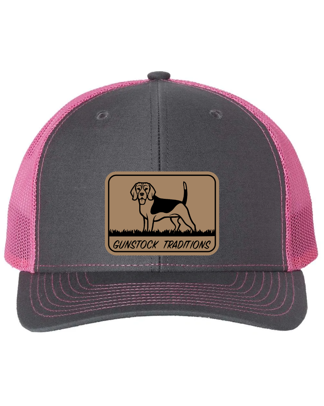 GST Beagle Leather Patch Richardson 112 Trucker Hat