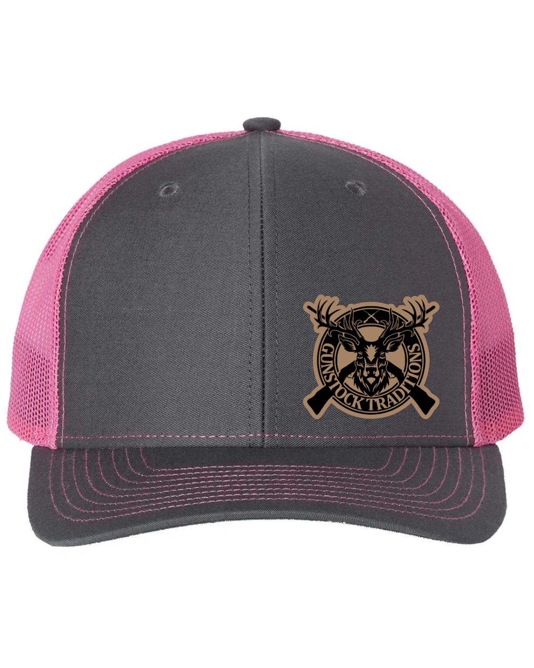 GST Mounted Leather Patch Richardson 112 Trucker Hat