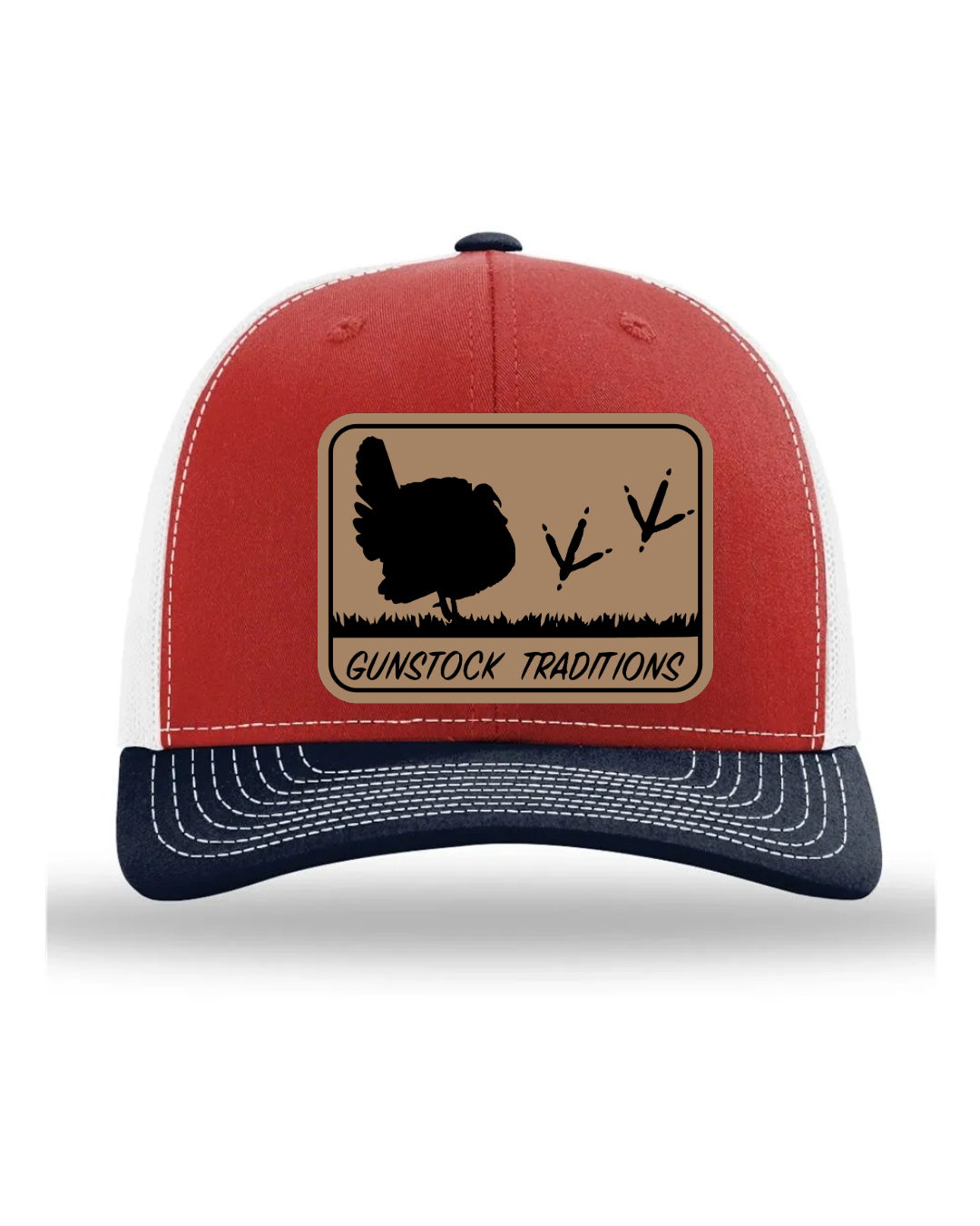 Struttin Leather Patch Richardson 112 Trucker Hat