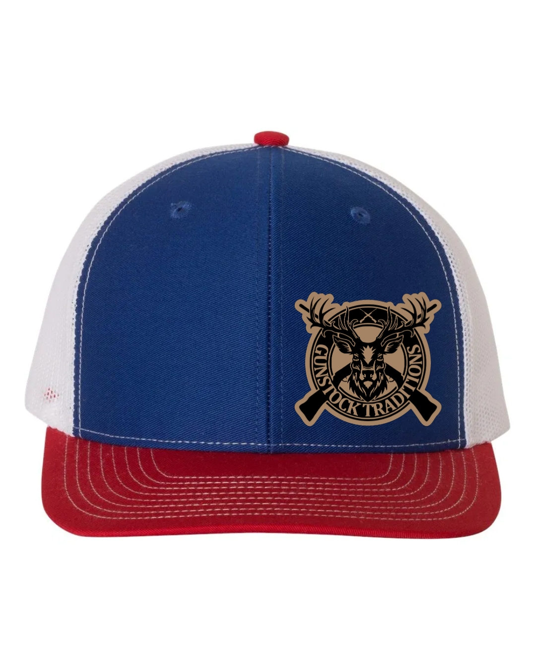 GST Mounted Leather Patch Richardson 112 Trucker Hat