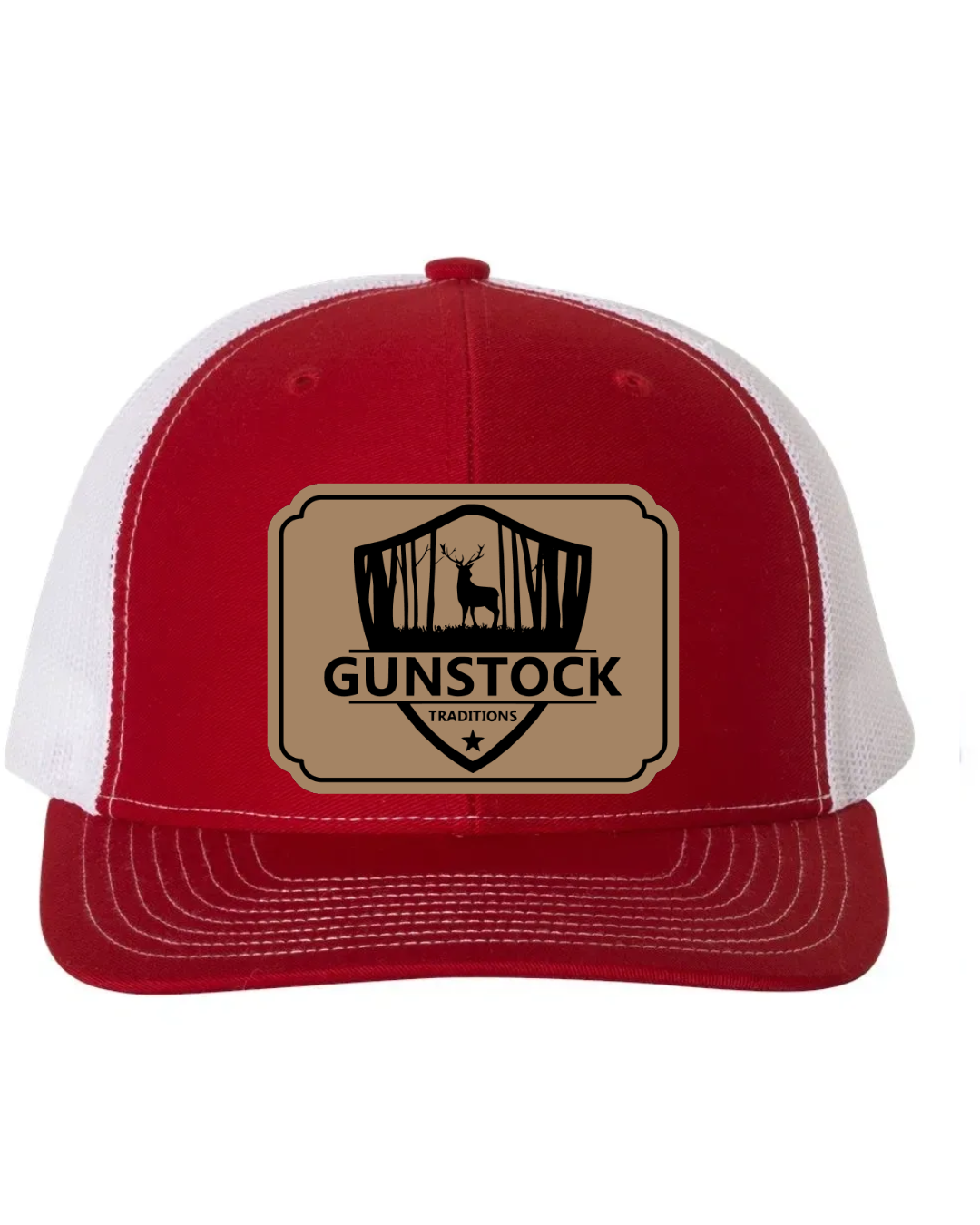 GST Badge Leather Patch Richardson 112 Trucker Hat