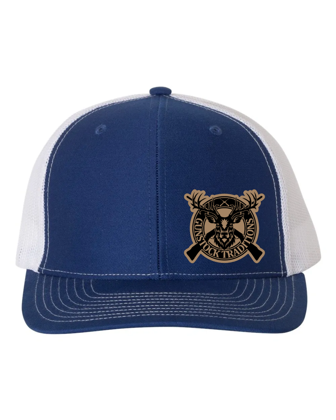 GST Mounted Leather Patch Richardson 112 Trucker Hat