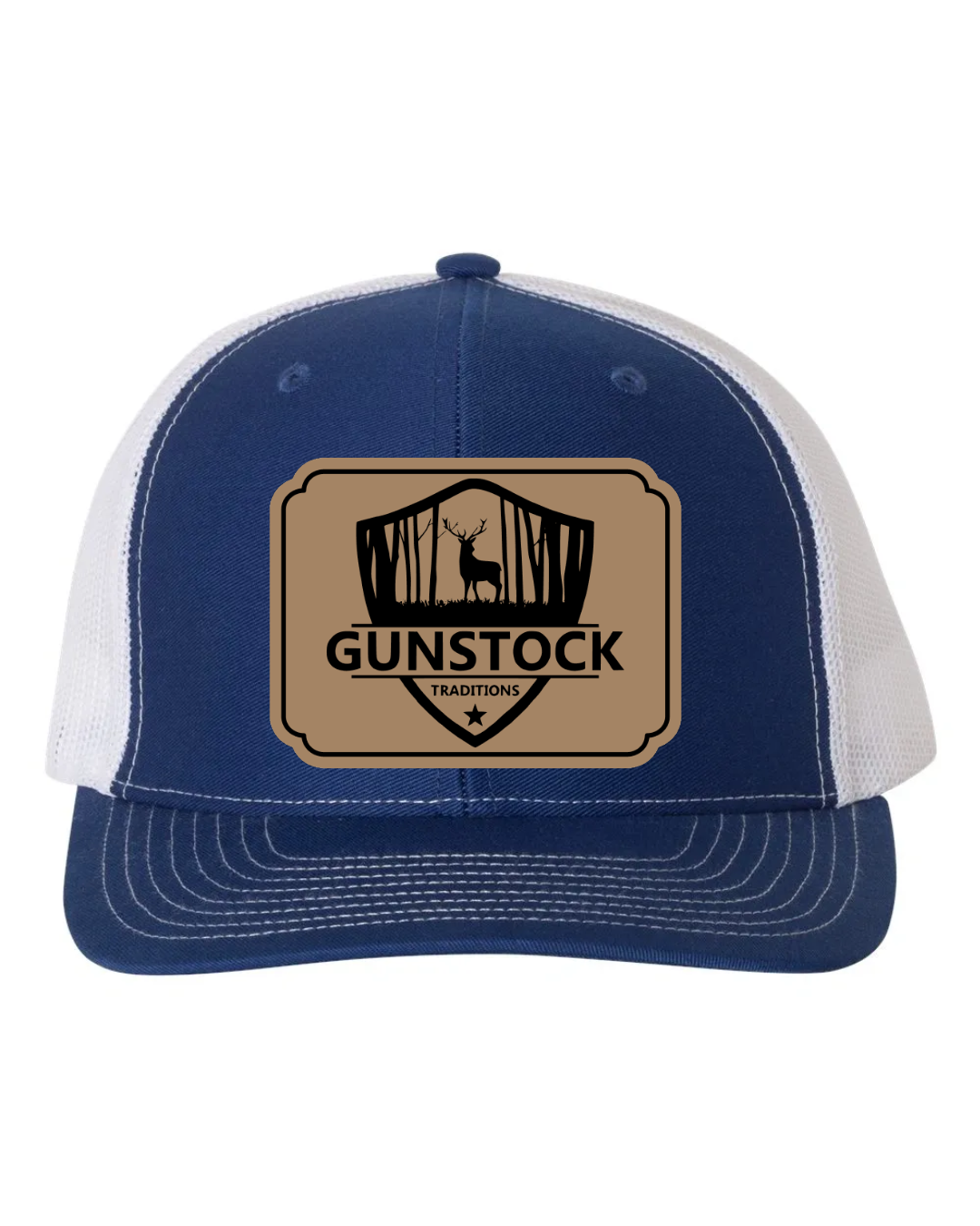 GST Badge Leather Patch Richardson 112 Trucker Hat