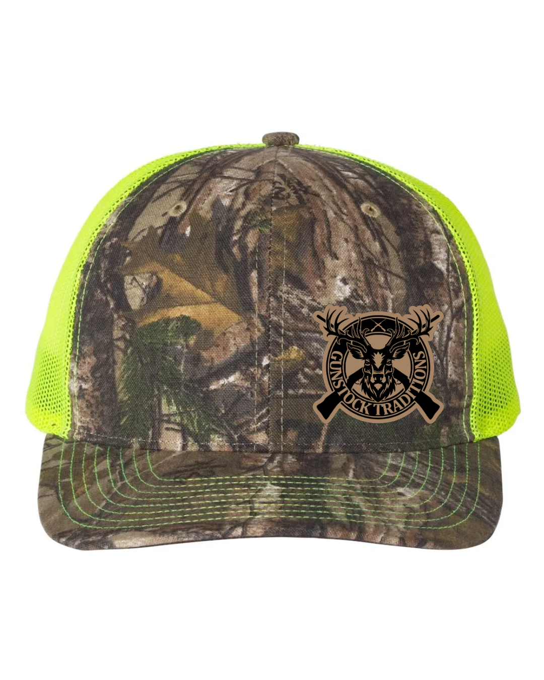 GST Mounted Leather Patch Richardson 112 Trucker Hat