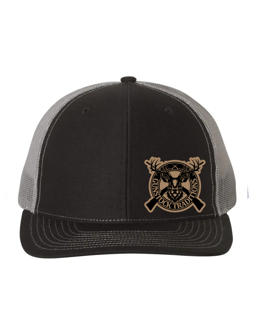 GST Mounted Leather Patch Richardson 112 Trucker Hat