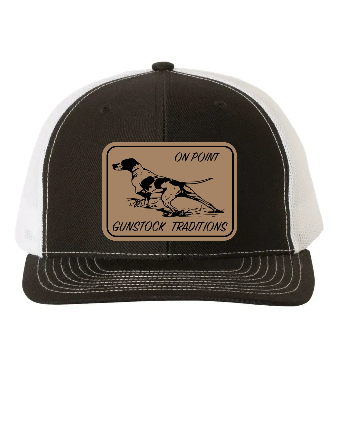 GST On Point Leather Patch Richardson 112 Trucker Hat