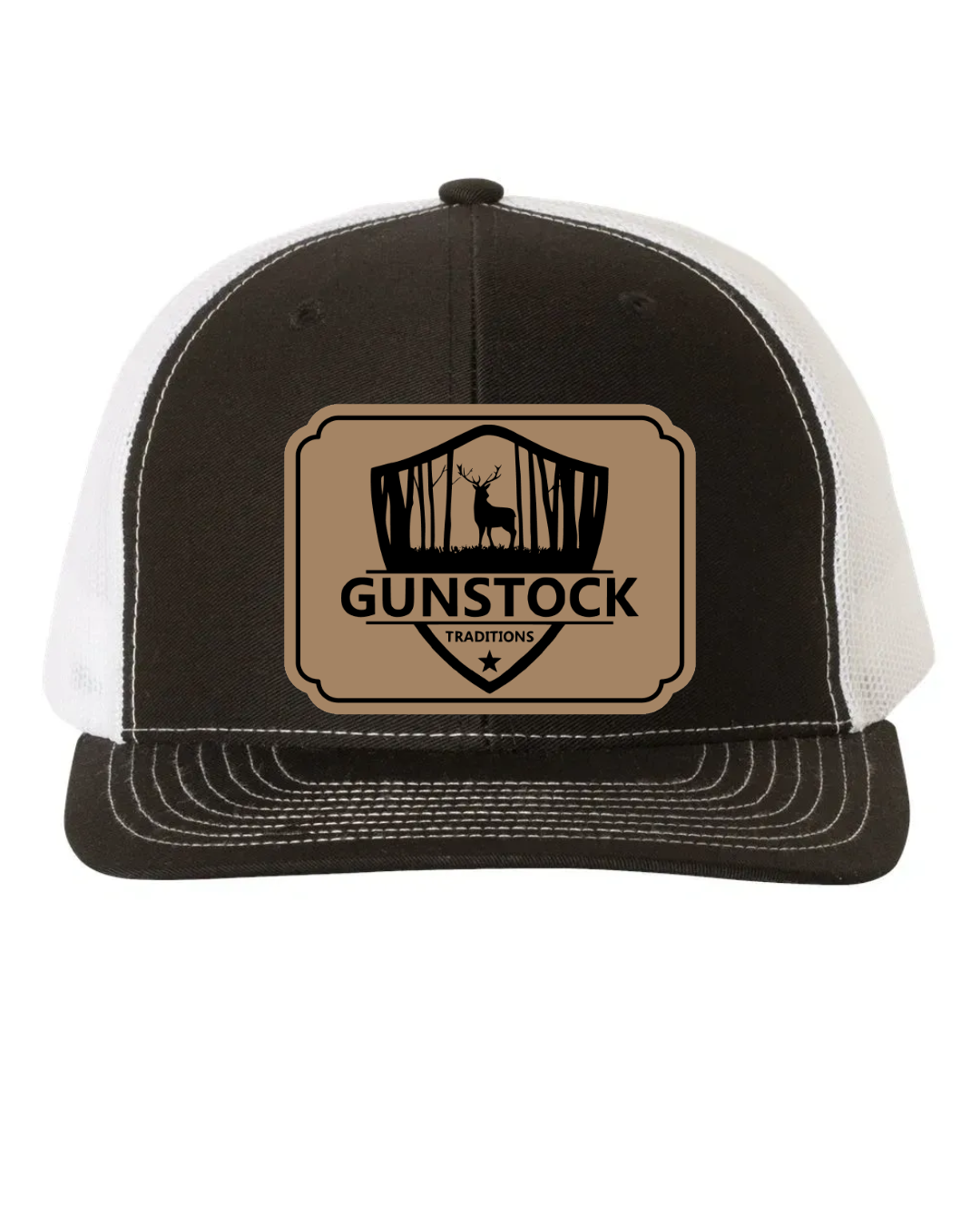 GST Badge Leather Patch Richardson 112 Trucker Hat