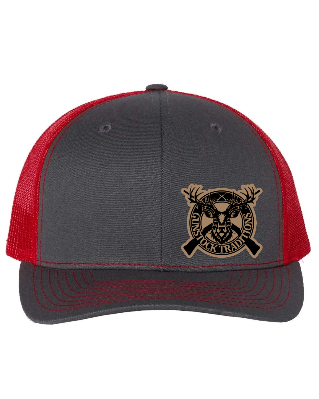 GST Mounted Leather Patch Richardson 112 Trucker Hat