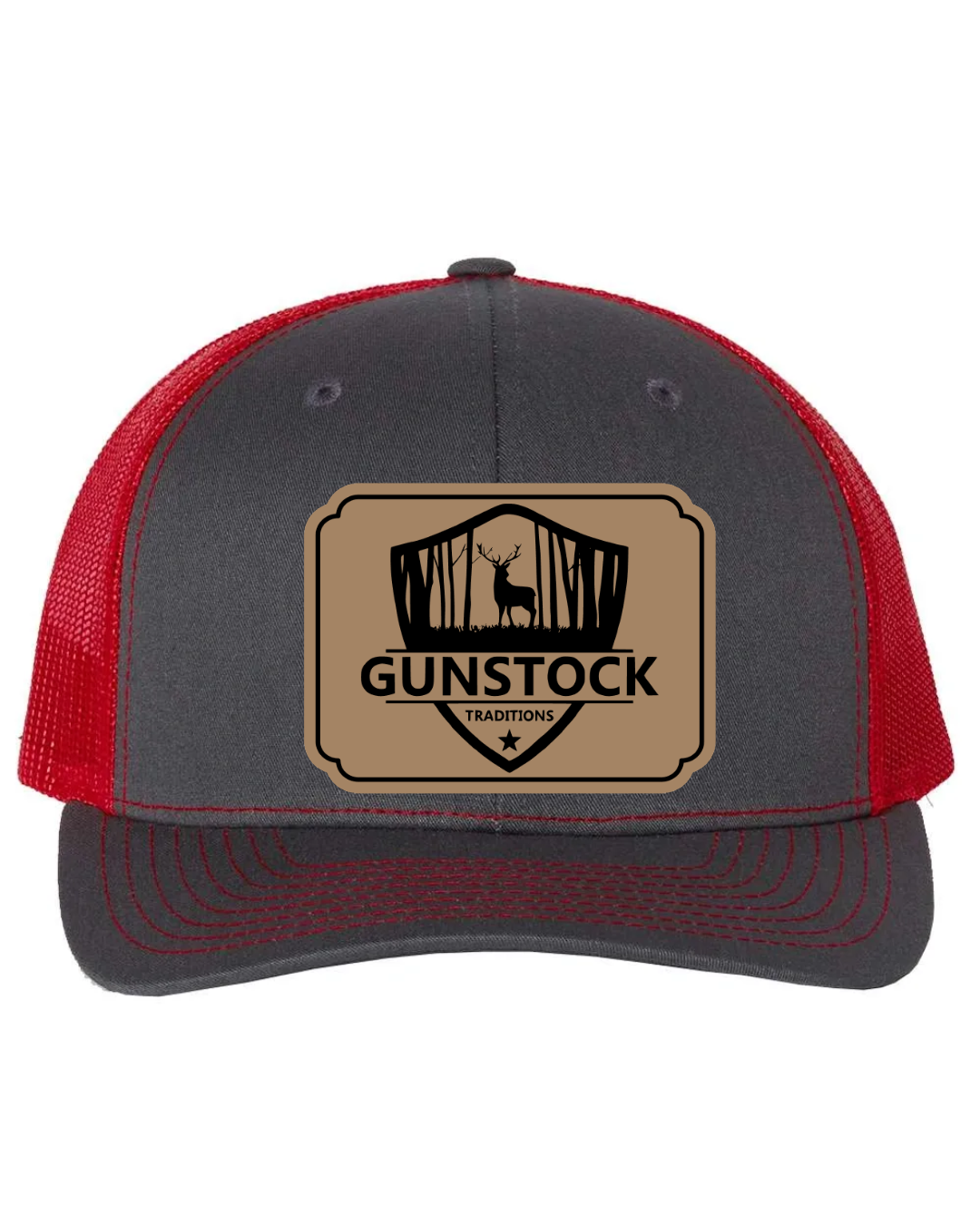 GST Badge Leather Patch Richardson 112 Trucker Hat