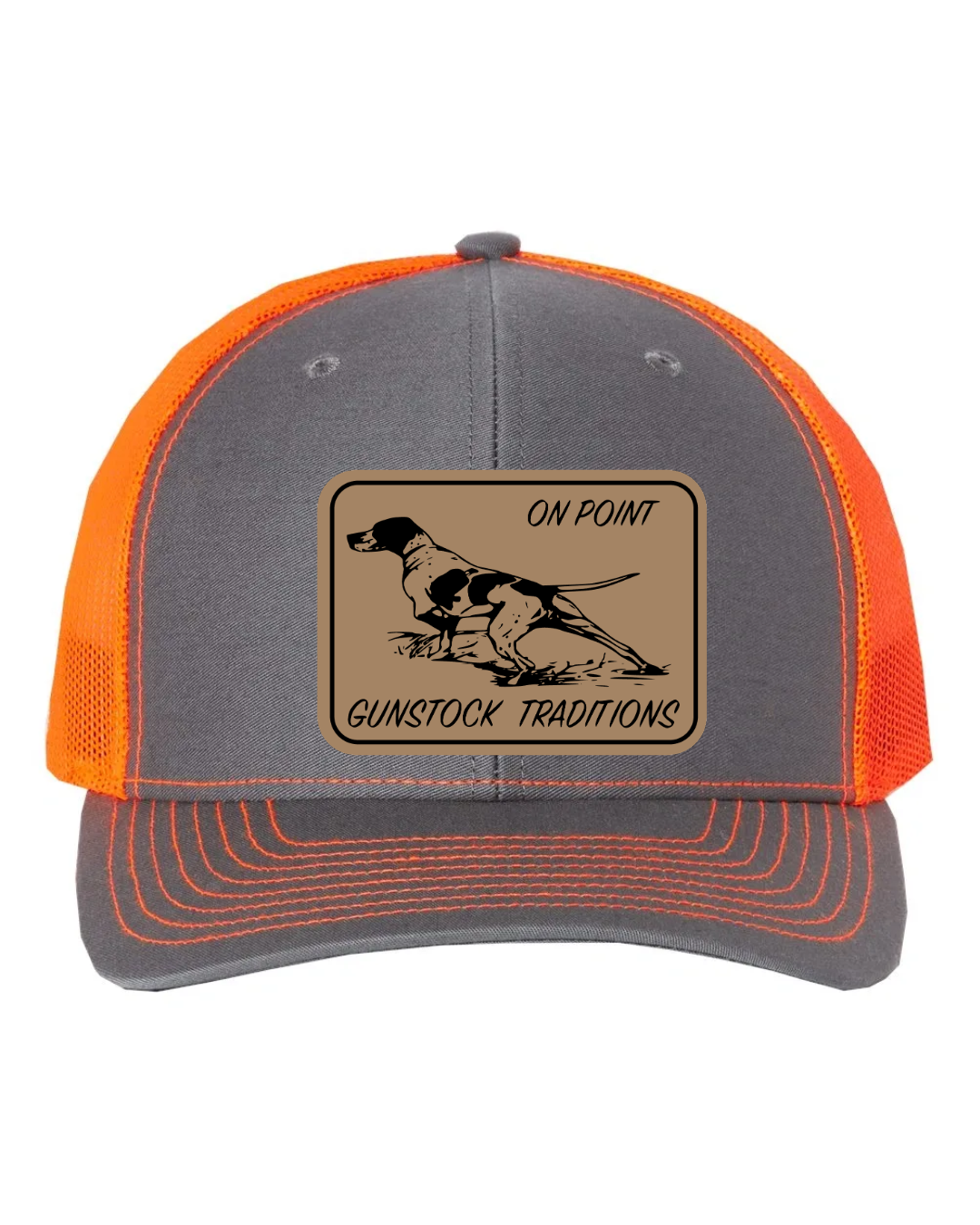 GST On Point Leather Patch Richardson 112 Trucker Hat