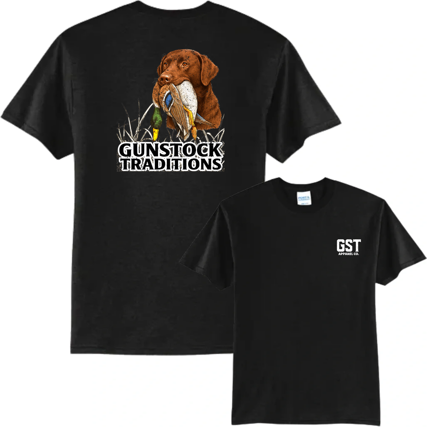 Gunstock Traditions – Lab Retriever & Mallard Classic Tee
