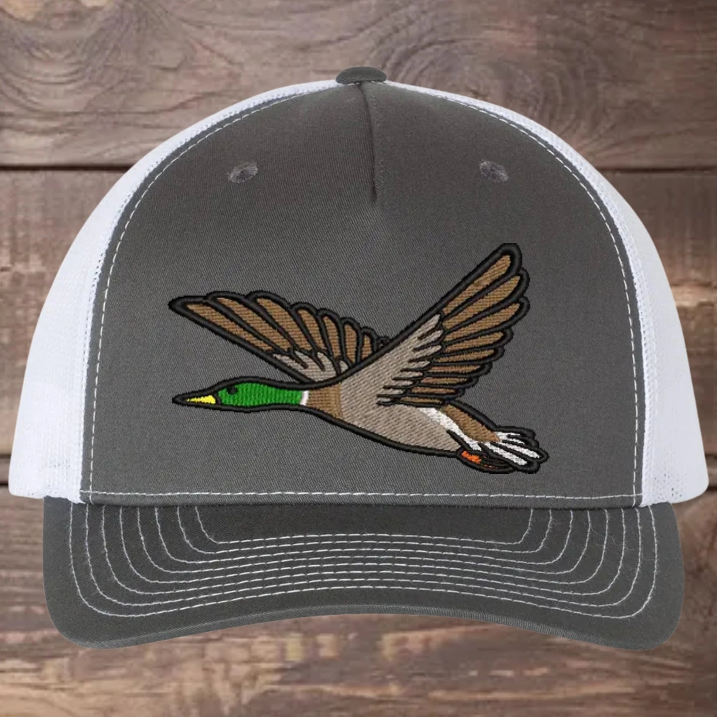 Mallard Duck Embroidered Richardson 112FP Trucker Cap Outdoor Wildlife Hat