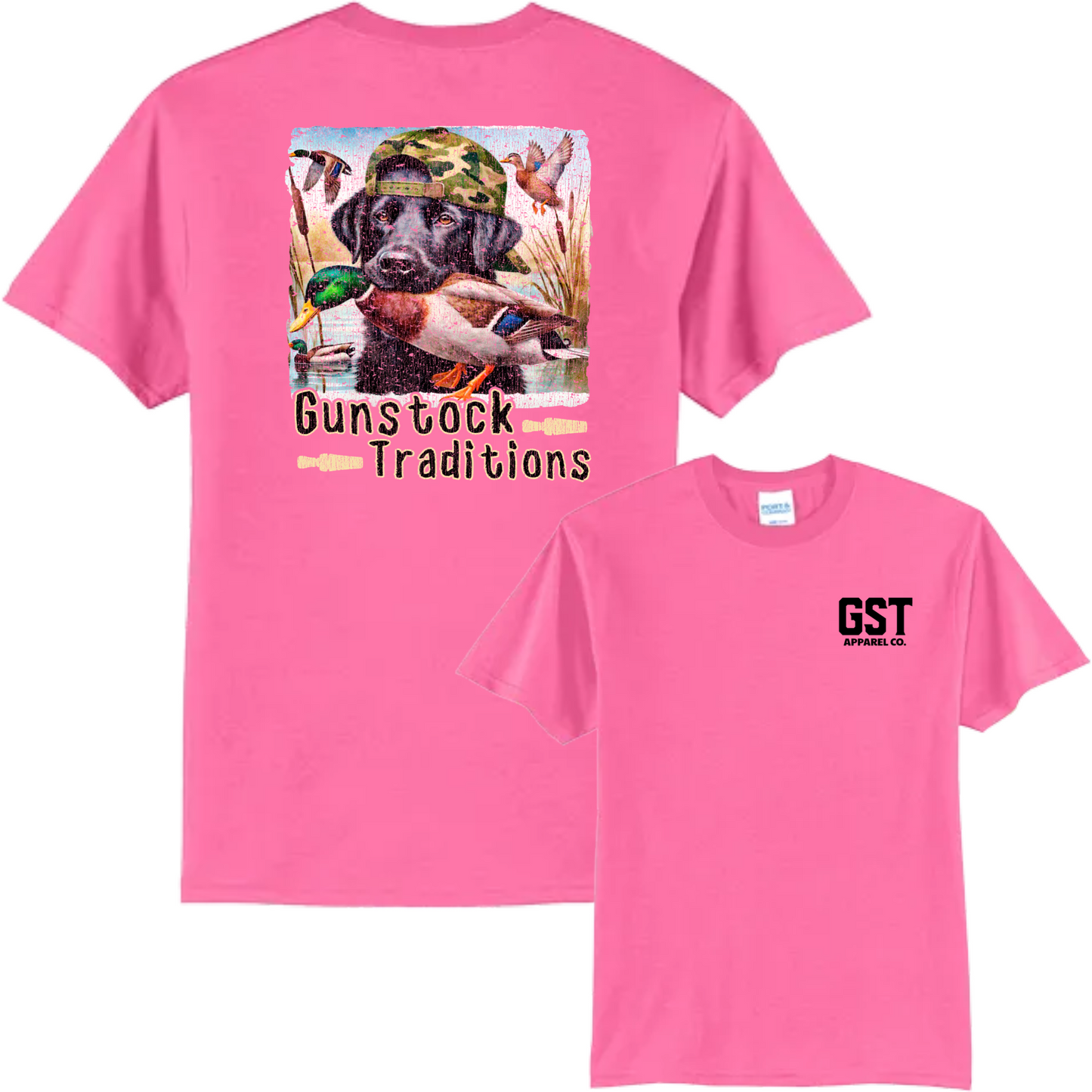 Black Lab Duck Days Tee – Gunstock Traditions Edition