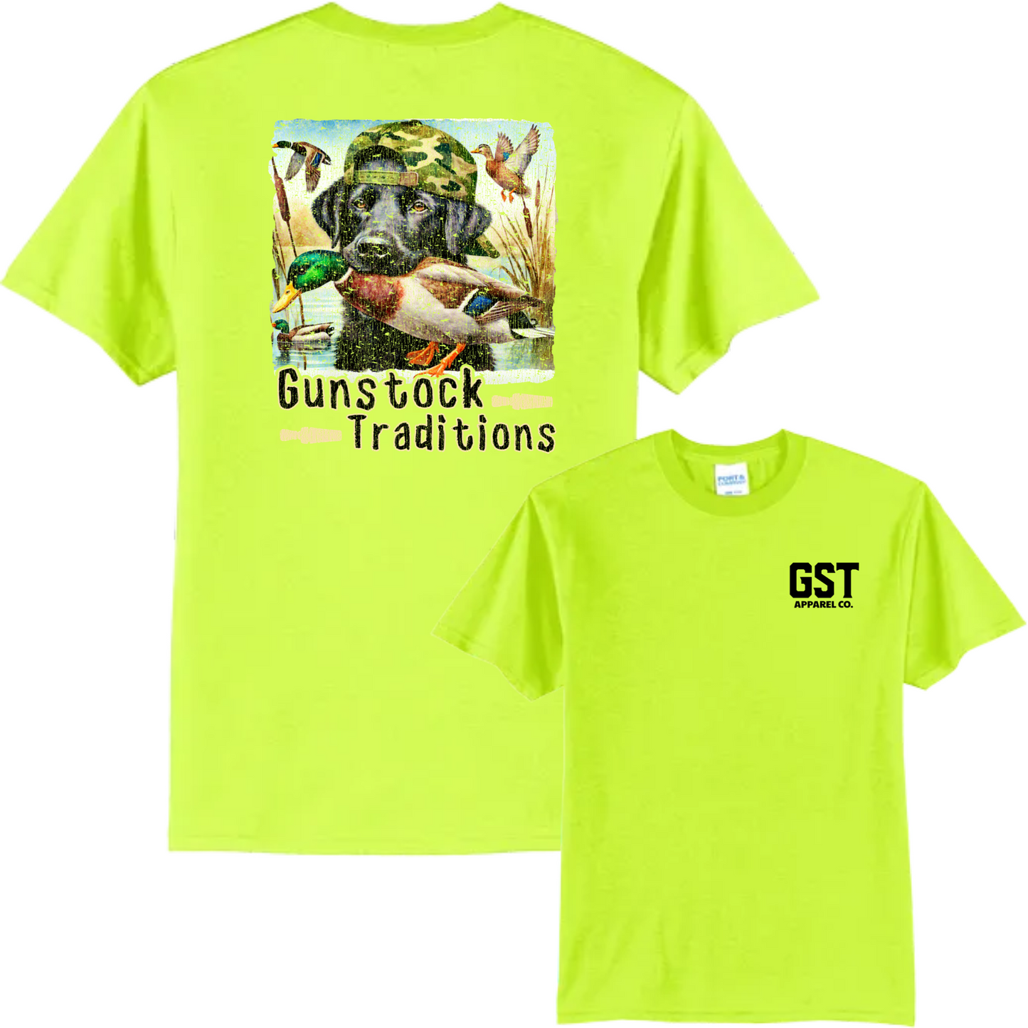 Black Lab Duck Days Tee – Gunstock Traditions Edition