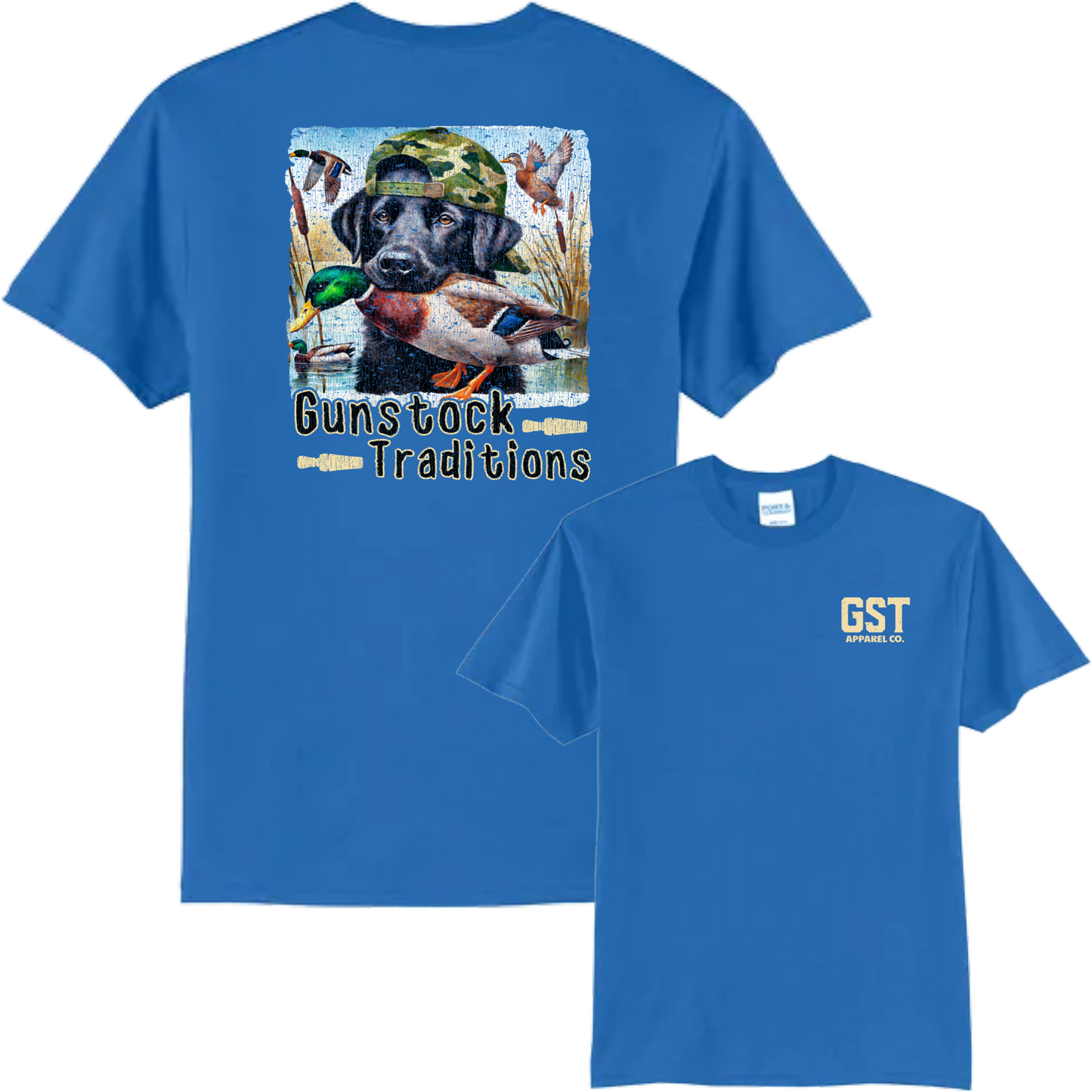 Black Lab Duck Days Tee – Gunstock Traditions Edition