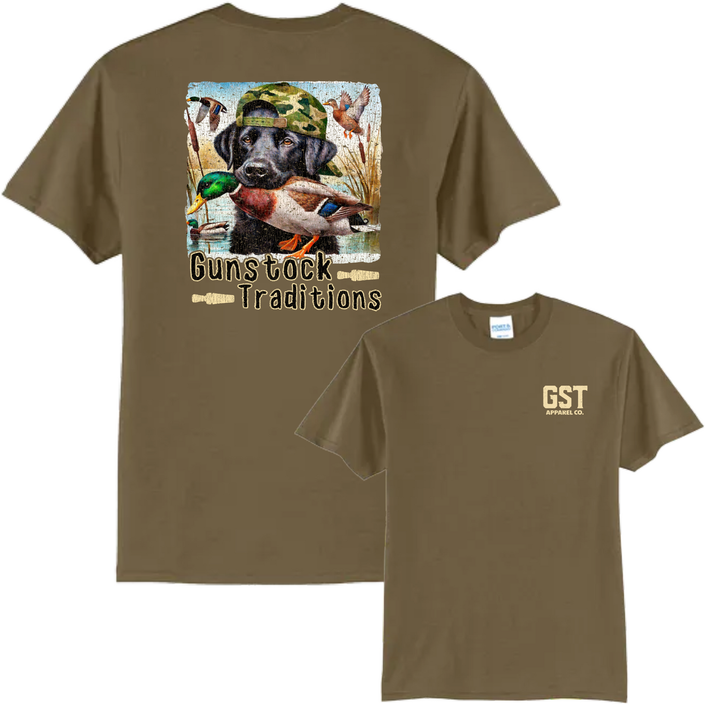 Black Lab Duck Days Tee – Gunstock Traditions Edition