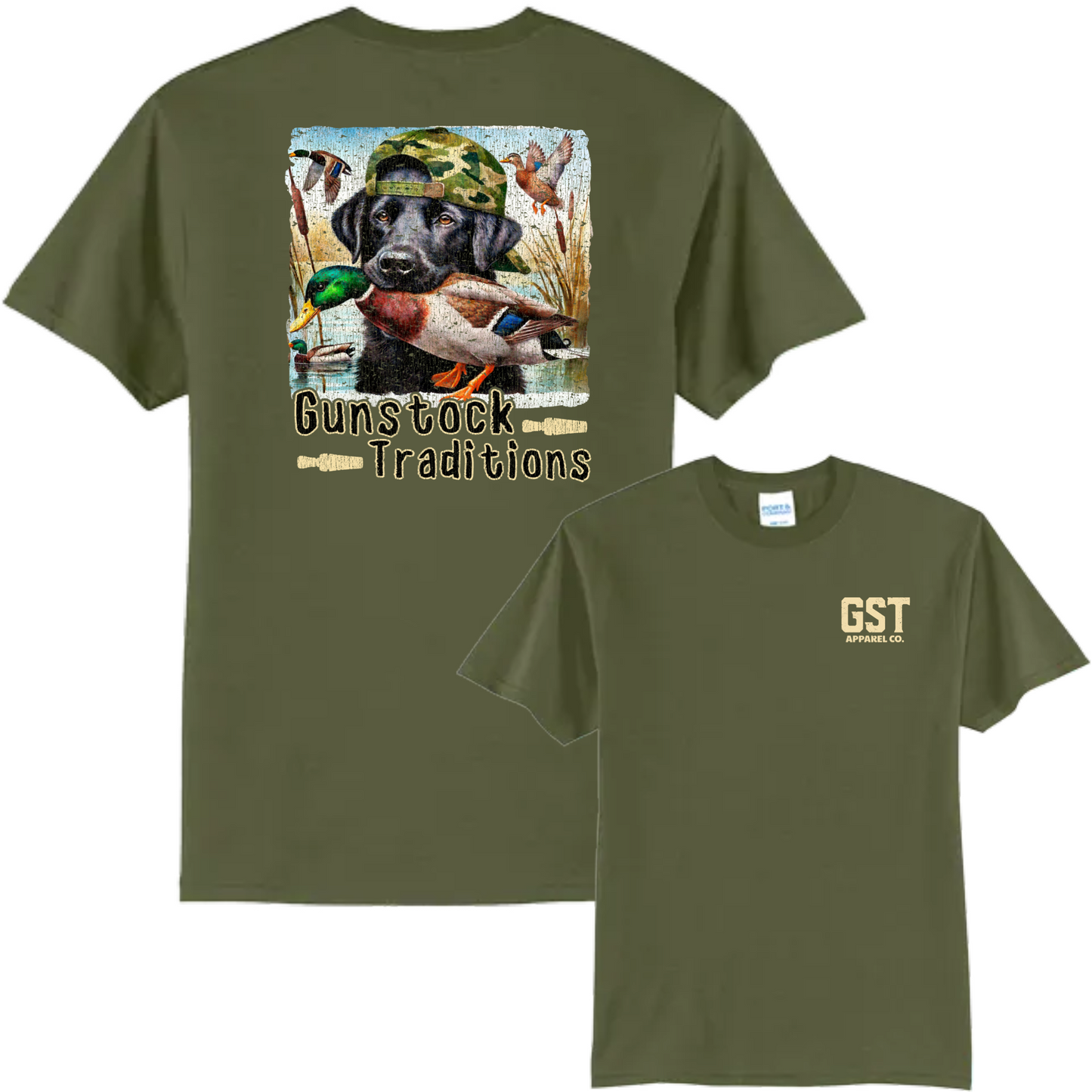 Black Lab Duck Days Tee – Gunstock Traditions Edition