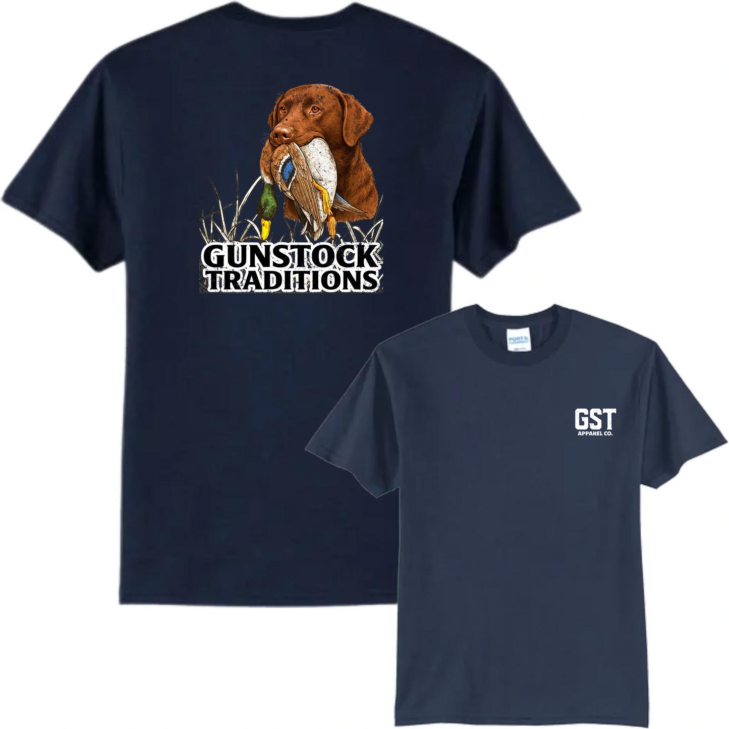Gunstock Traditions – Lab Retriever & Mallard Classic Tee