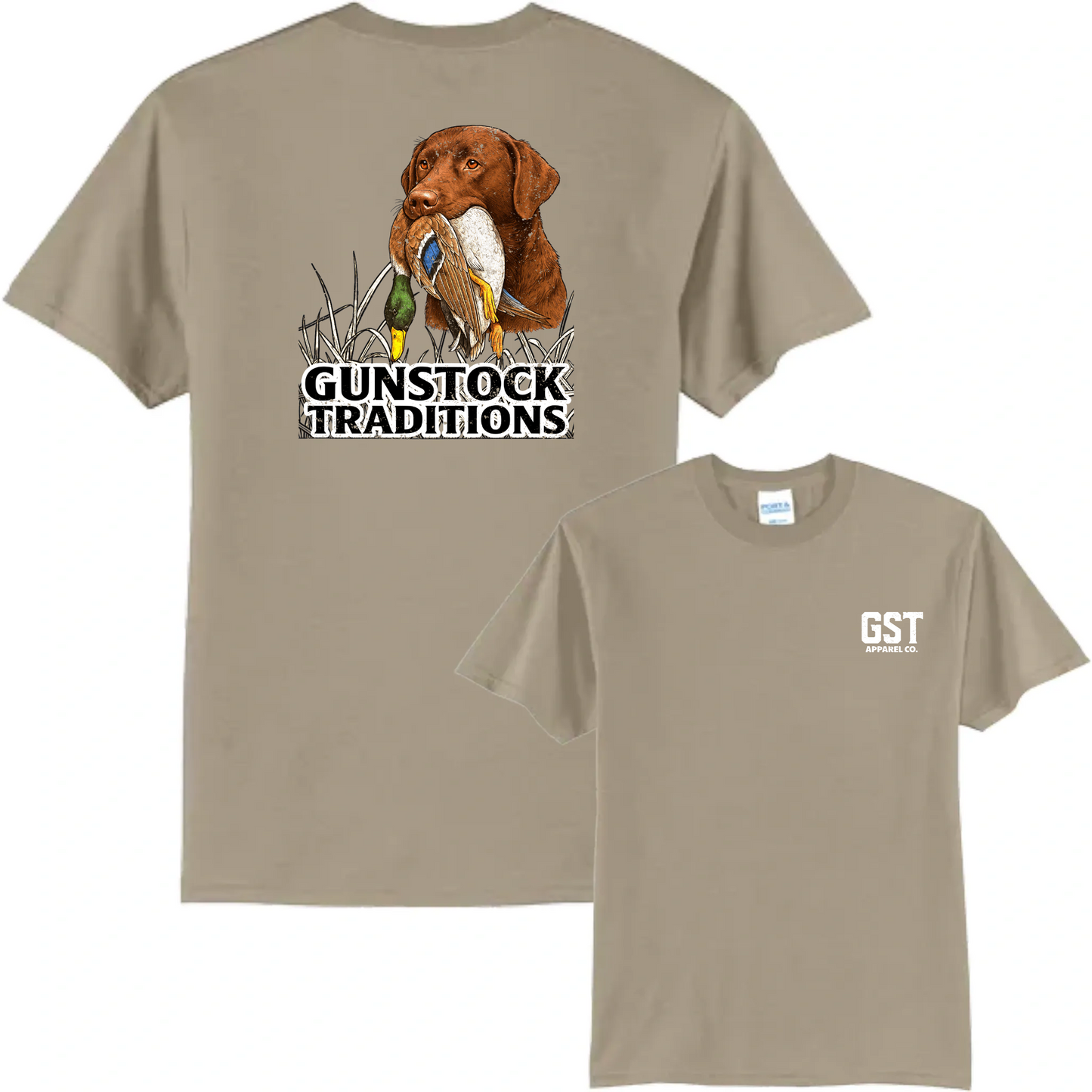 Gunstock Traditions – Lab Retriever & Mallard Classic Tee