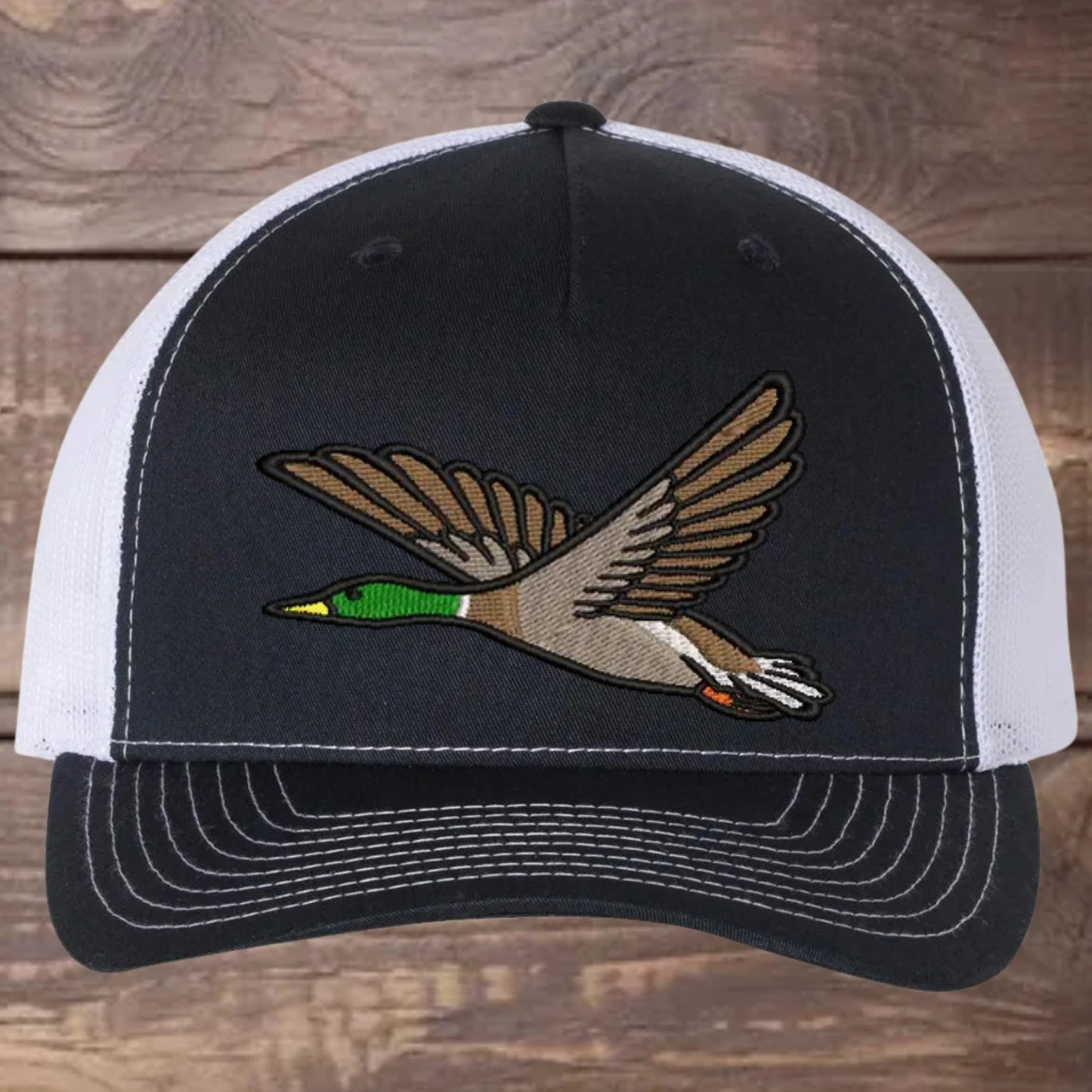 Mallard Duck Embroidered Richardson 112FP Trucker Cap Outdoor Wildlife Hat