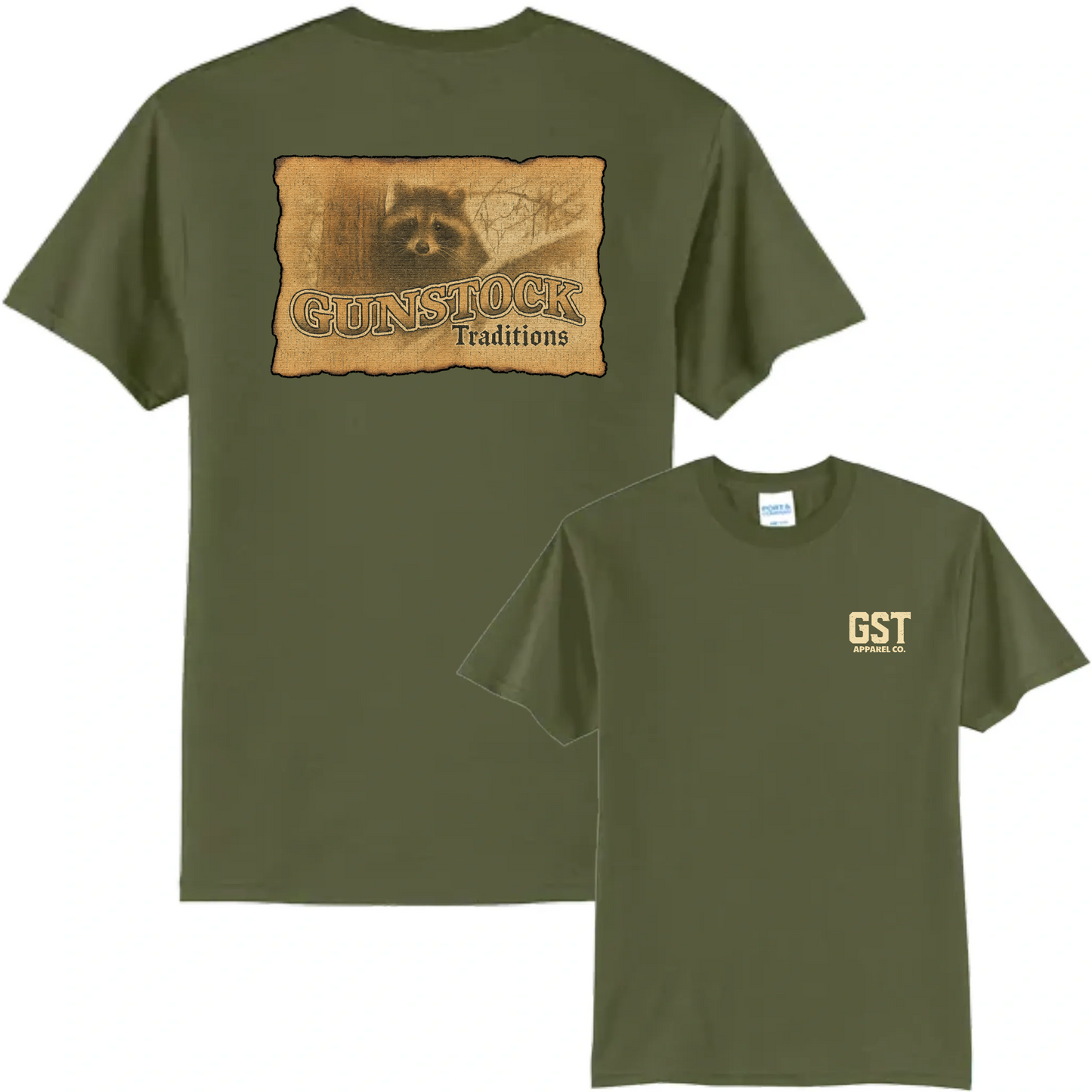 Gunstock Traditions “Night Watch Raccoon” Tee