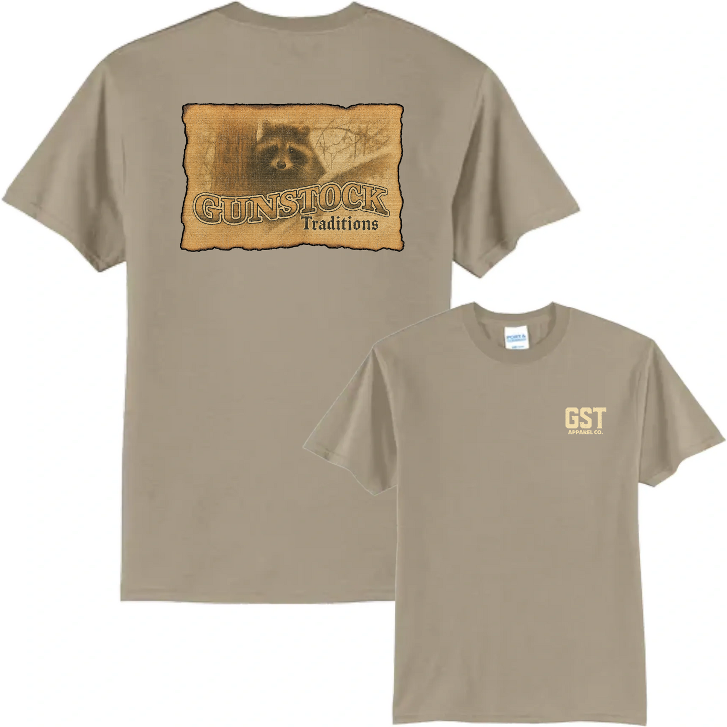 Gunstock Traditions “Night Watch Raccoon” Tee
