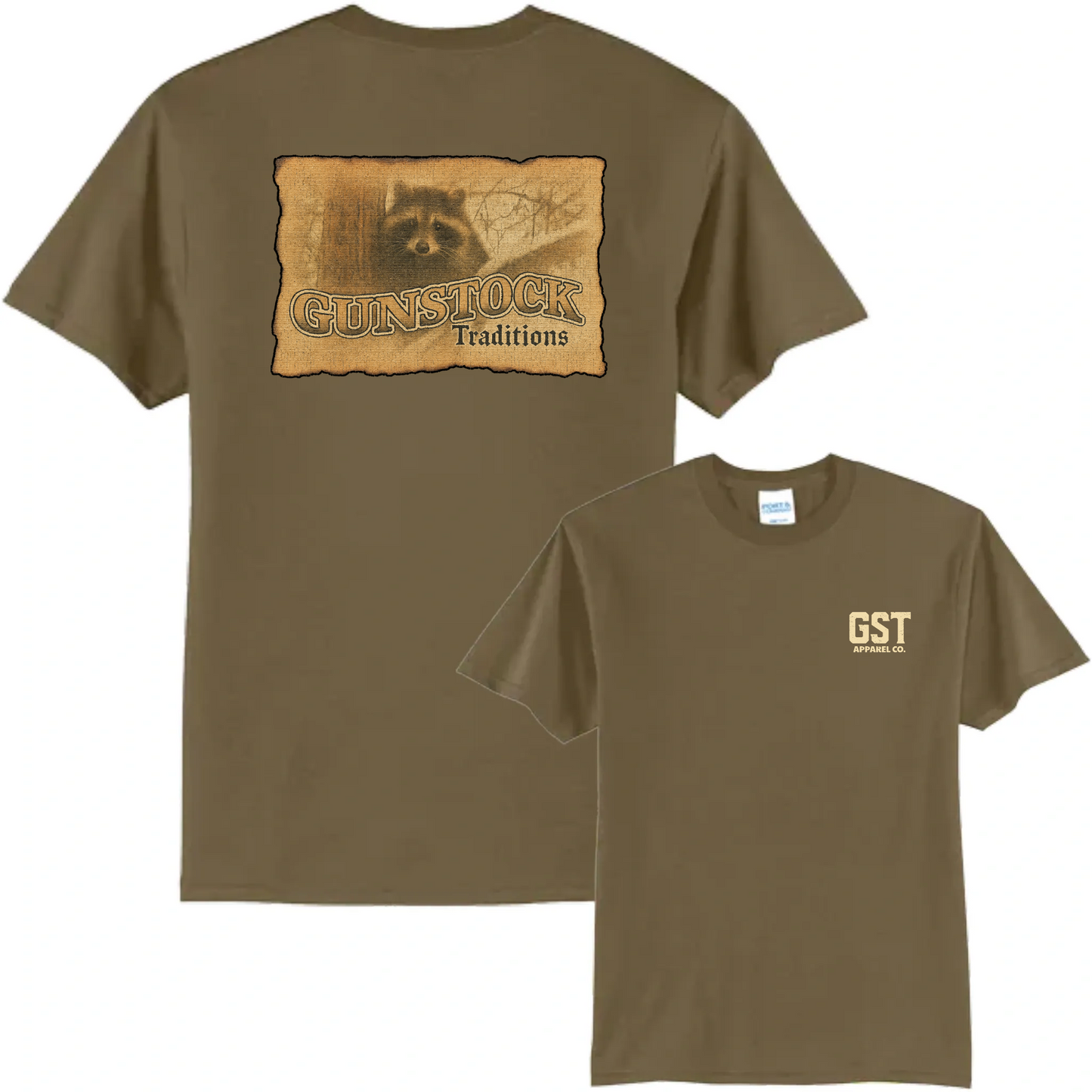 Gunstock Traditions “Night Watch Raccoon” Tee