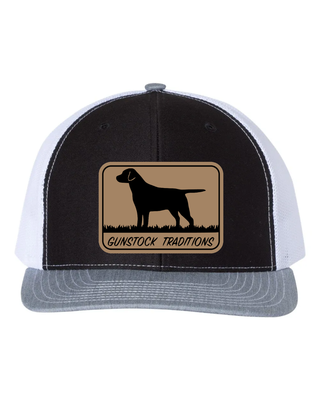 GST Labrador Leather Patch Richardson 112 Trucker Hat