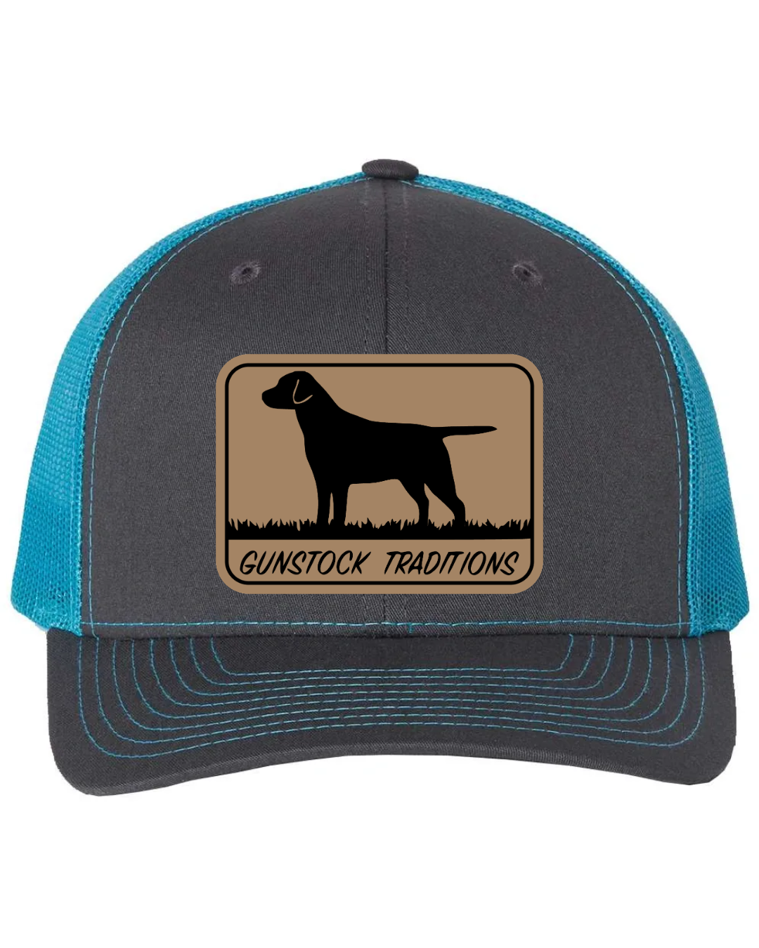 GST Labrador Leather Patch Richardson 112 Trucker Hat