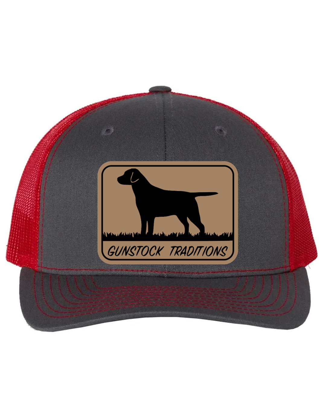 GST Labrador Leather Patch Richardson 112 Trucker Hat